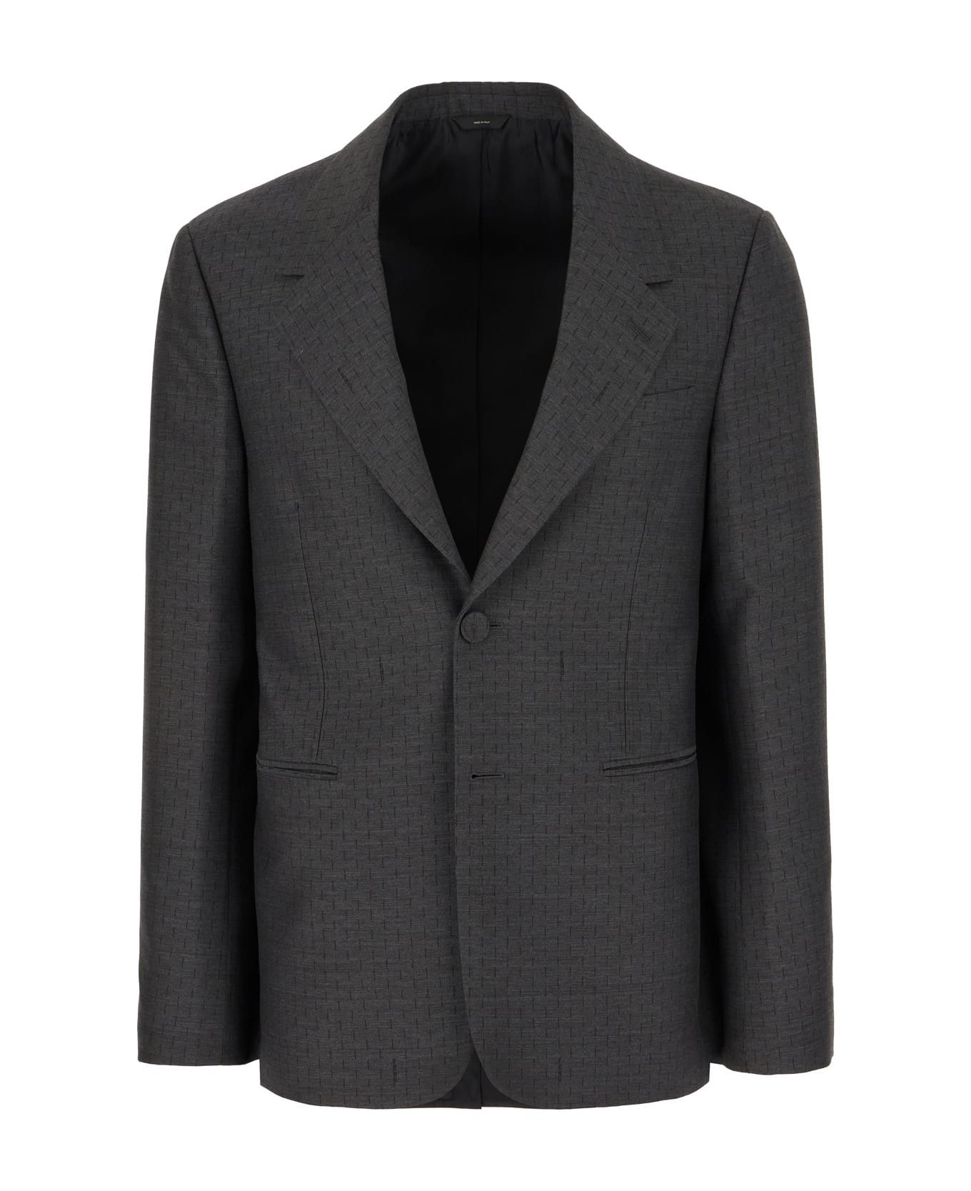Fendi o1s1wg110226 Jacket in Dark Gray Size US XL / EU 56 / 4 - 1 Thumbnail