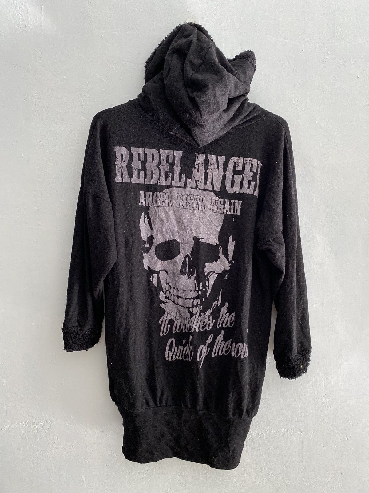 14th Addiction × If Six Was Nine × Yasuyuki Ishii Vintage Ryu ryu skull faux fur hoodie Size US M / EU 48-50 / 2 - 1 Thumbnail