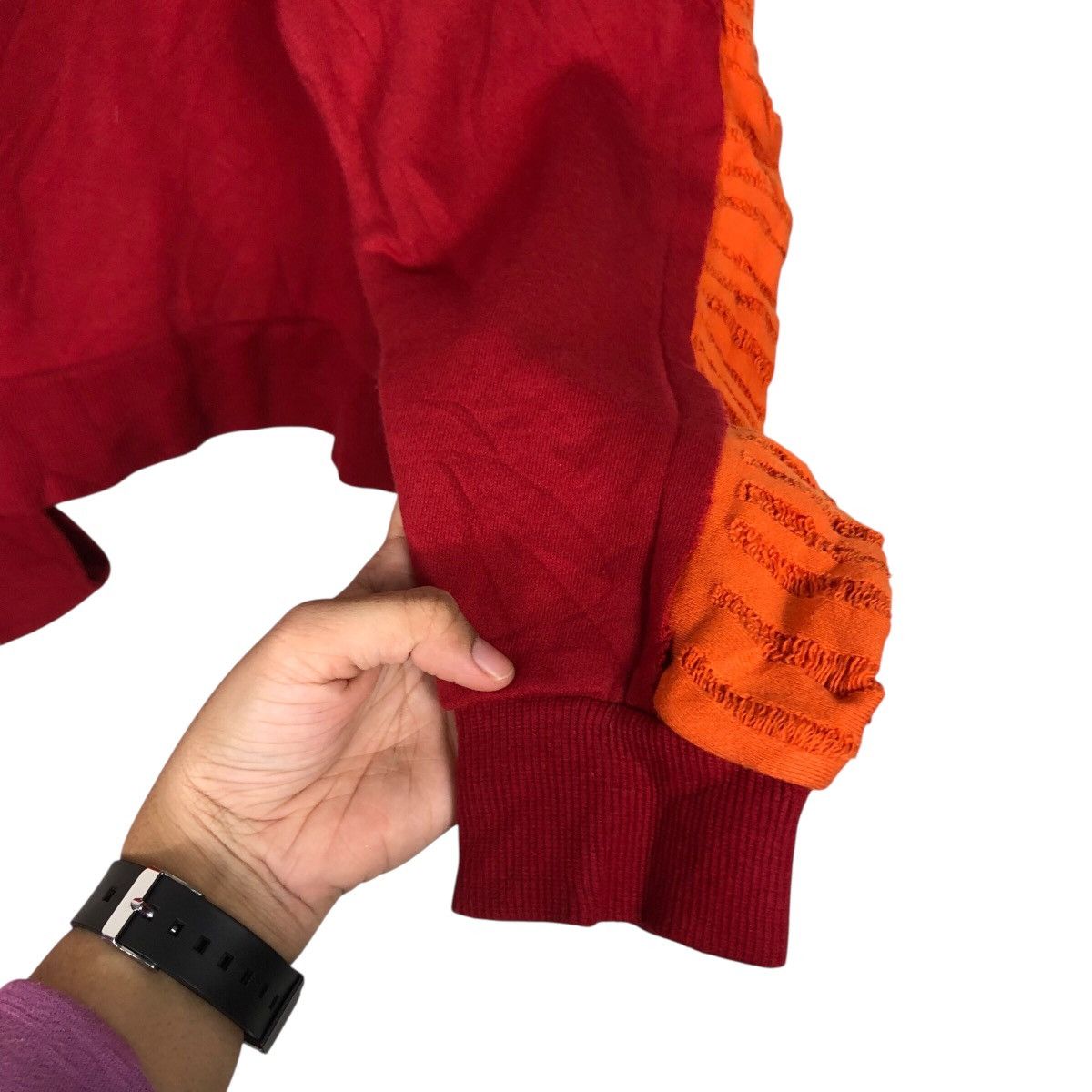 Japanese Brand 📌Vintage Sweatshirt PatchWork Design Pameo Pose Issey Miyake Size US M / EU 48-50 / 2 - 13 Thumbnail