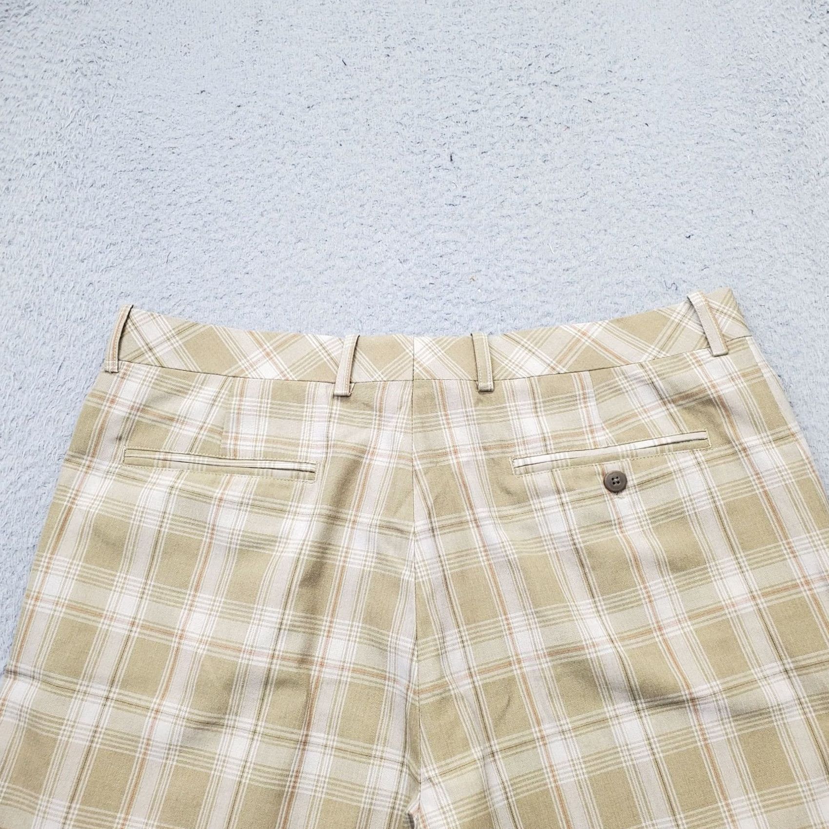 Vintage Walter Hagen Mens Chino Shorts 38 Multi Plaid Flat Front Slash Pocket Casual Summer Size US 38 / EU 54 - 8 Thumbnail