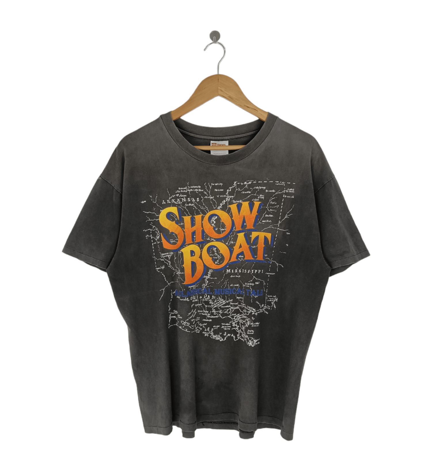 Vintage THRASHED FADED VINTAGE 90'S SHOW BOAT '51 CLASSIC MUSICAL Size US L / EU 52-54 / 3 - 1 Thumbnail