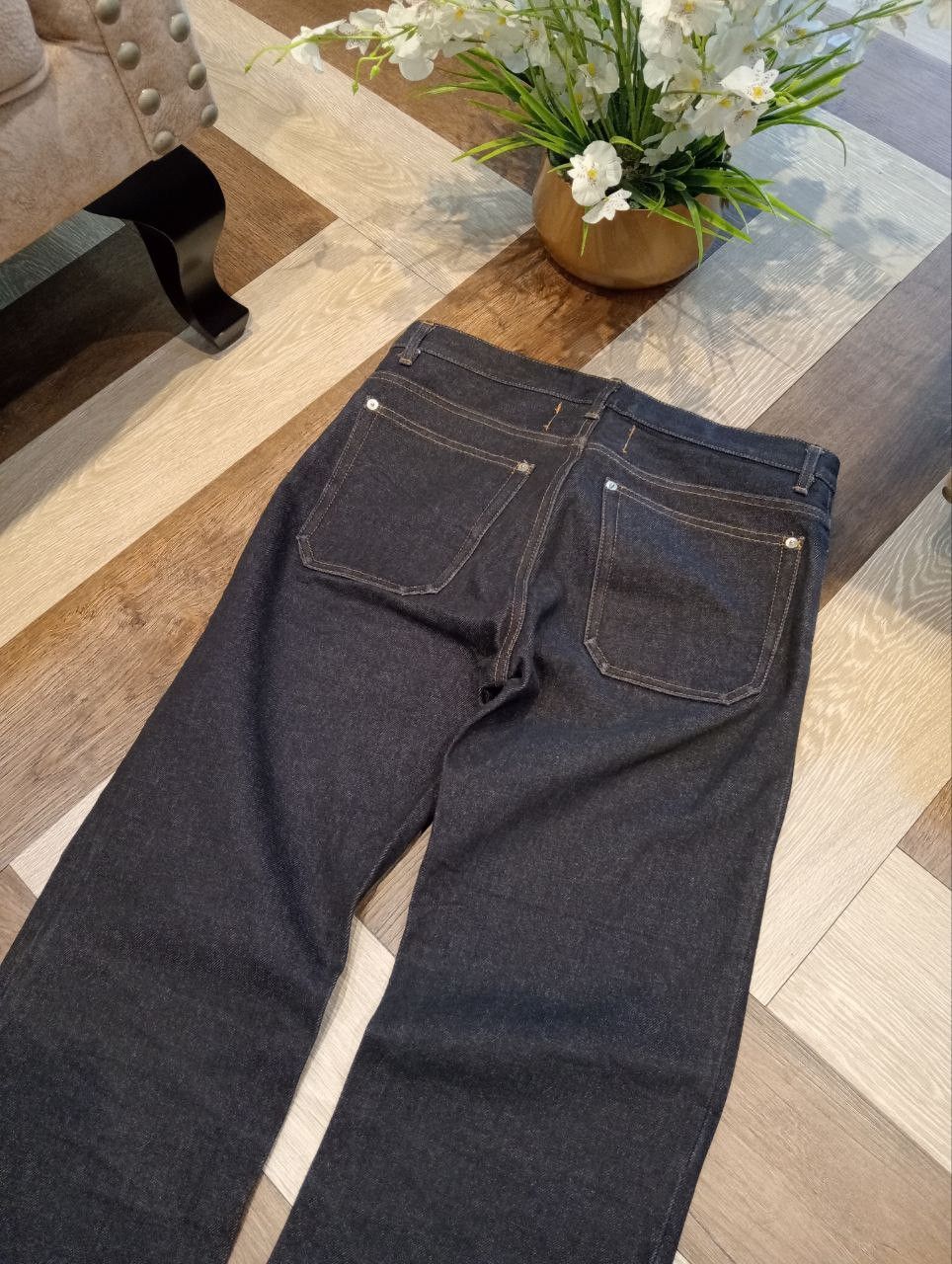 Issey Miyake ZUCCA TRAVAIL VINTAGE ISSEY MIYAKE BAGGY DENIM PANTS Size US 32 / EU 48 - 11 Thumbnail