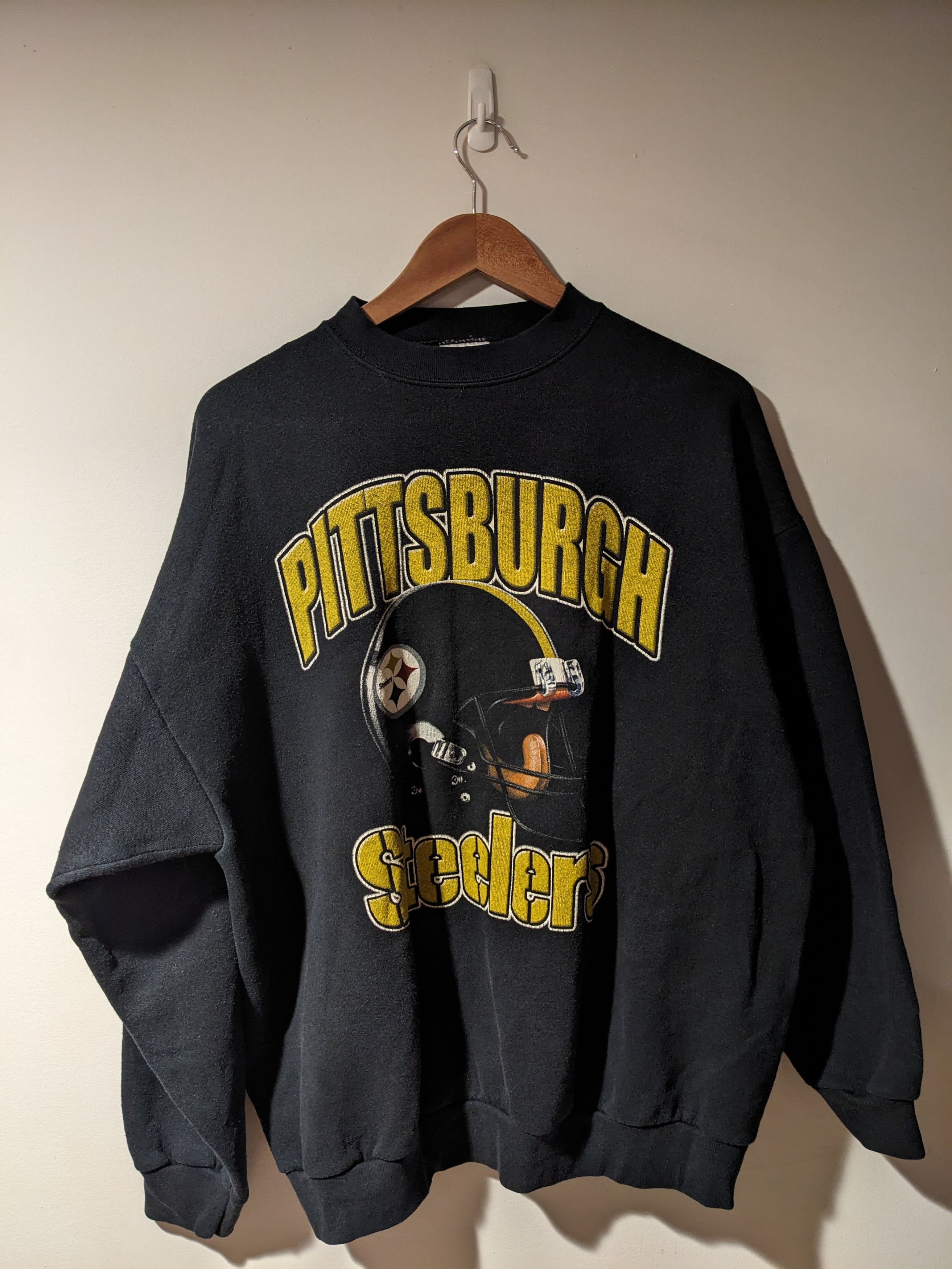 NFL Vintage 90s Pittsburgh Steelers NFL Football Sweatshirt Size US XL / EU 56 / 4 - 1 Thumbnail