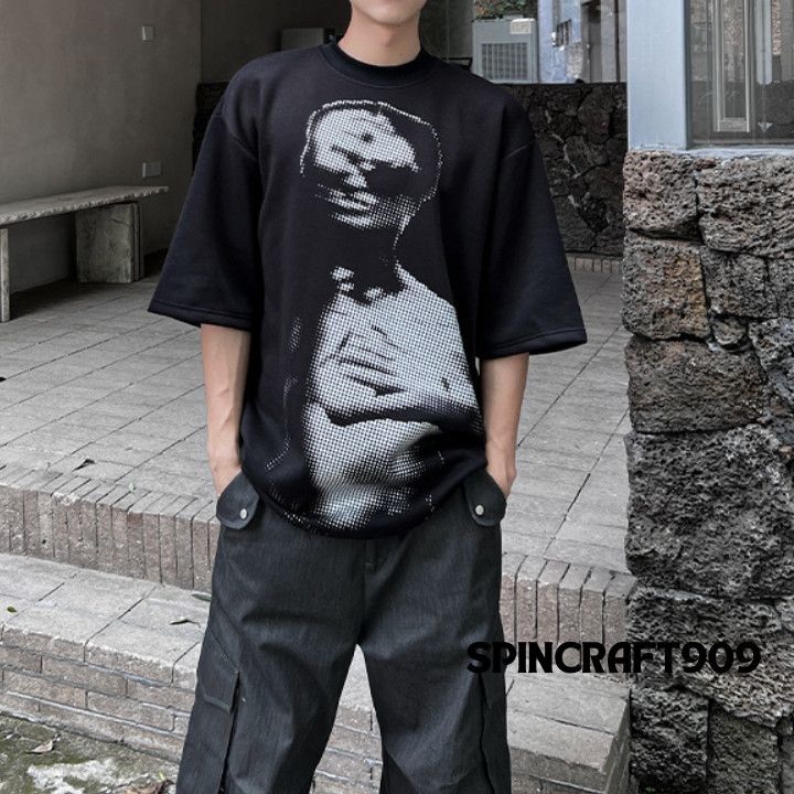 Other Graphic Print White T Shirt Size US L / EU 52-54 / 3 - 4 Thumbnail