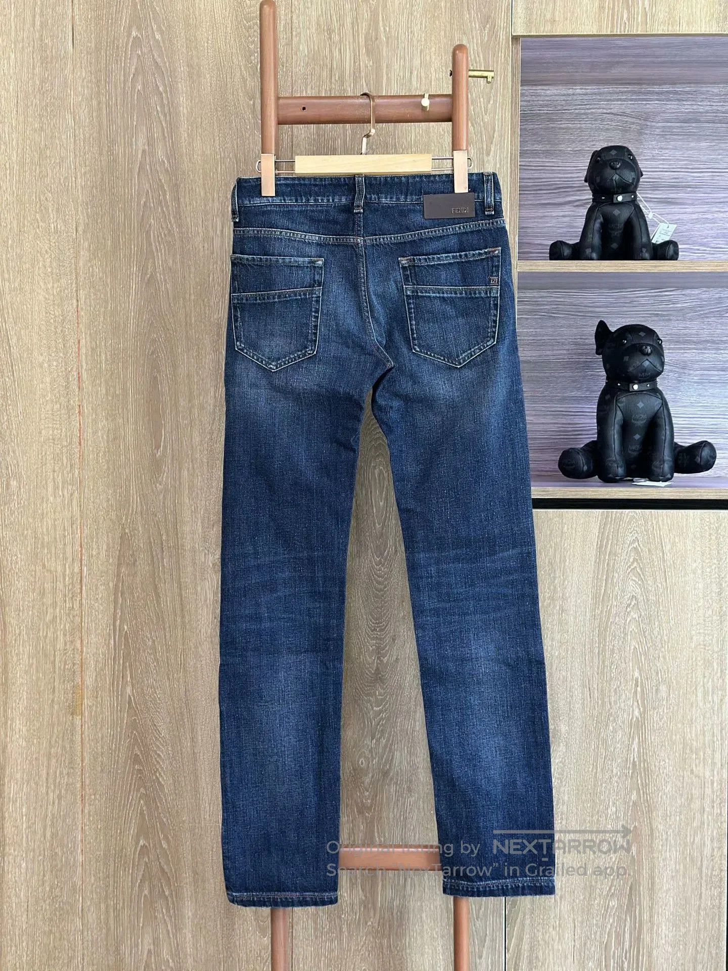 Fendi FENDI Dark Blue Casual Jeans. Size US 31 - 2 Thumbnail