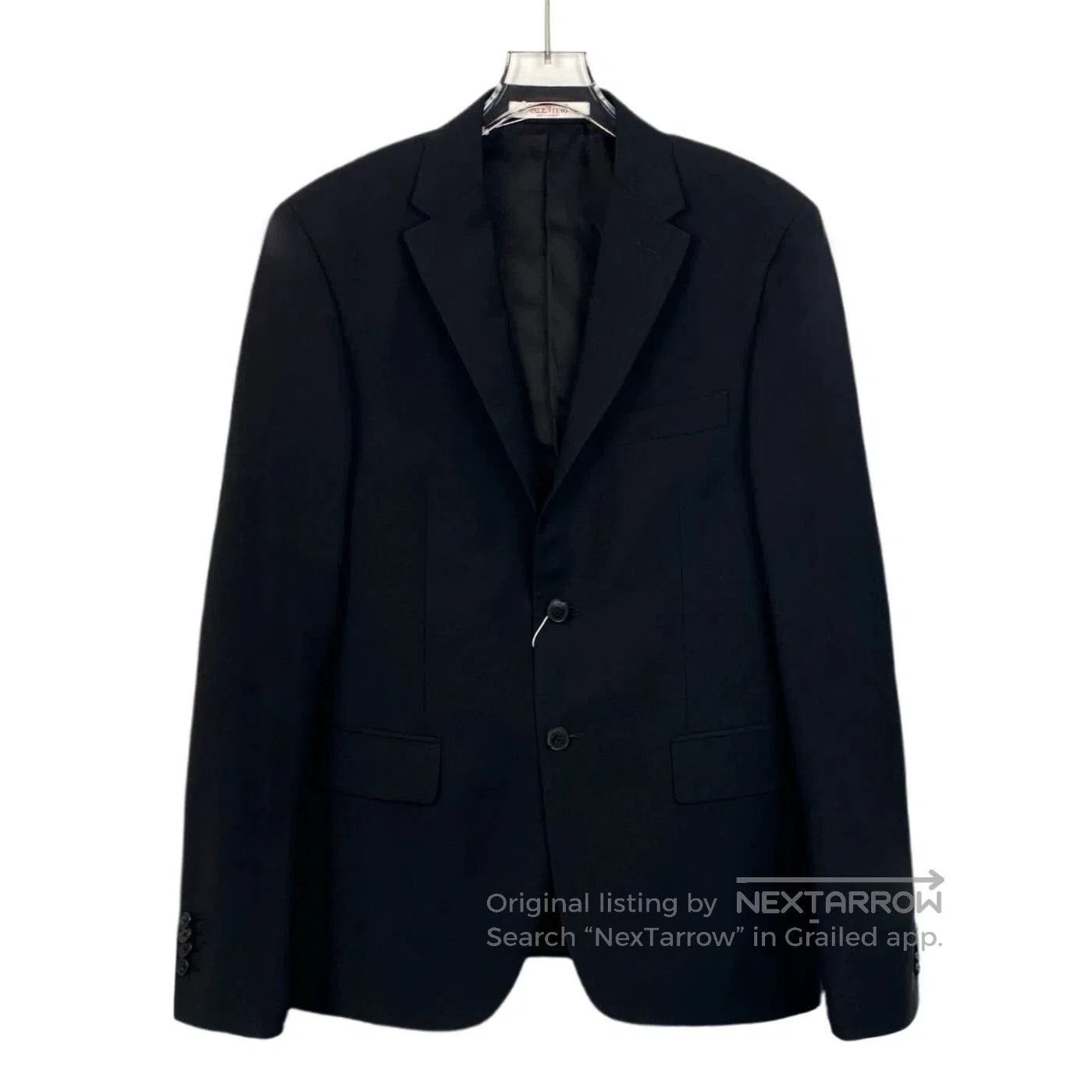 Valentino Valentino Black Collared Long-Sleeve Blazer. Size US S / EU 44-46 / 1 - 1 Thumbnail
