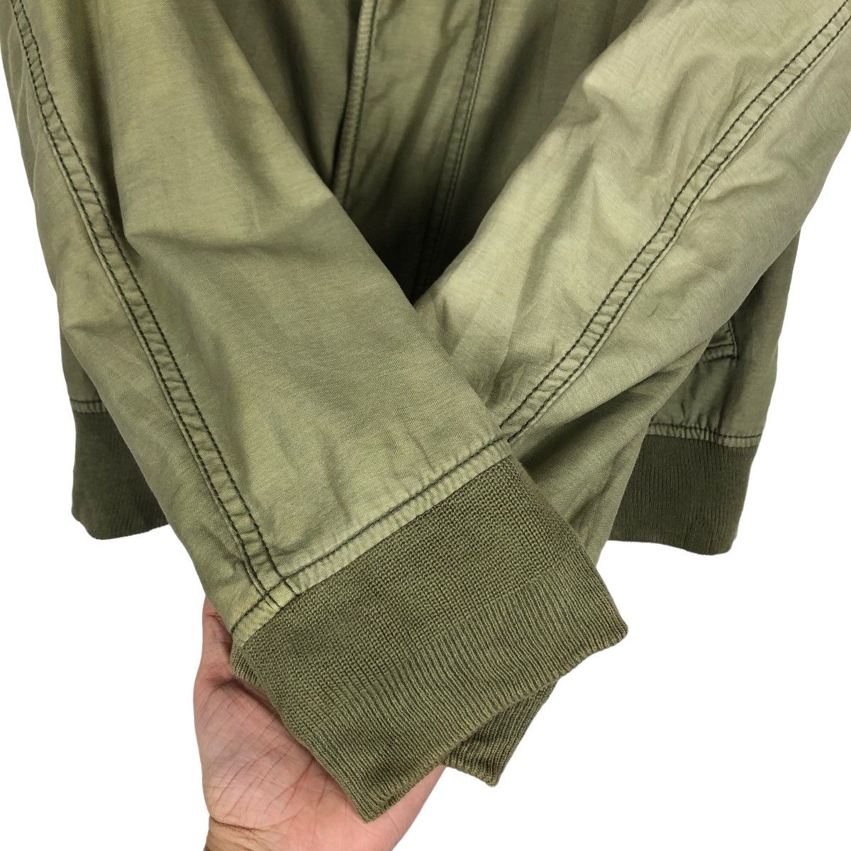 MOUSSY 🔥Cropped Biker Jacket Military Design Moussy Japan Made Size US S / EU 44-46 / 1 - 12 Thumbnail