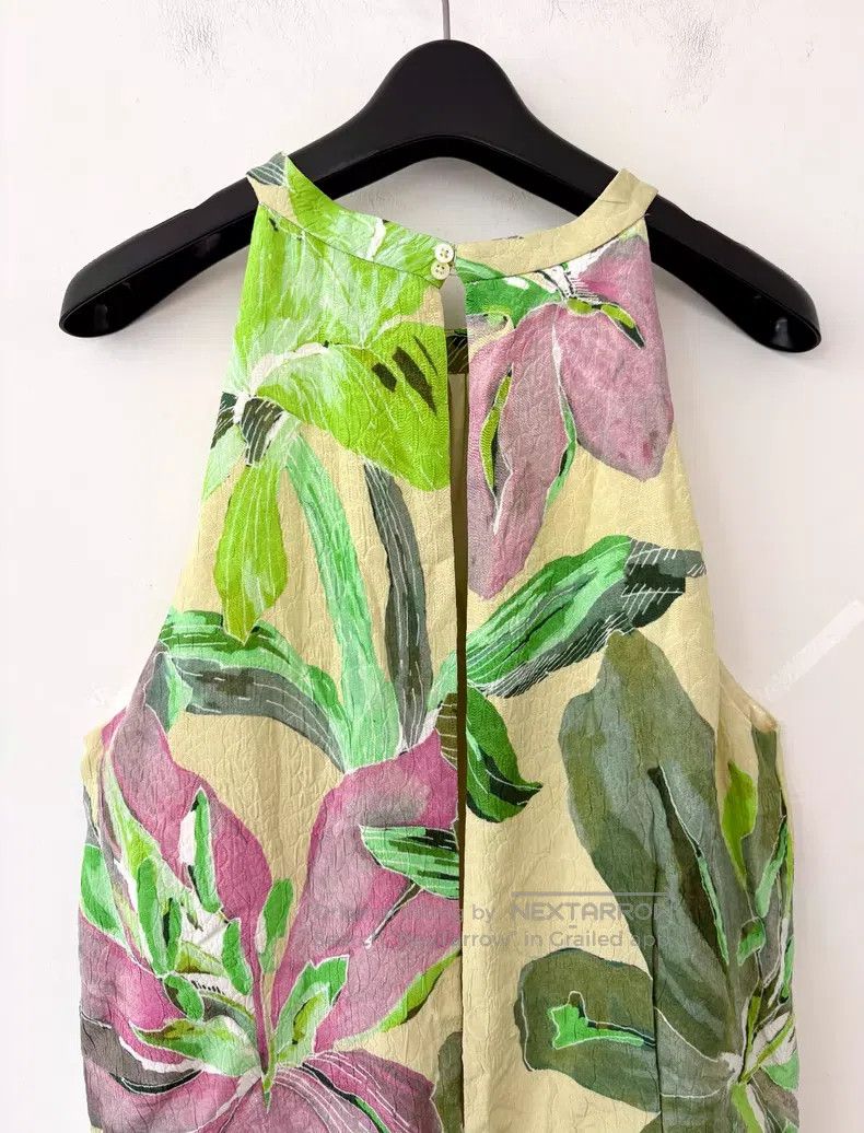 Dries Van Noten Dries Van Noten SIZE:36 Printed Wide-leg Jumpsuit Size S / US 4 / IT 40 - 7 Thumbnail