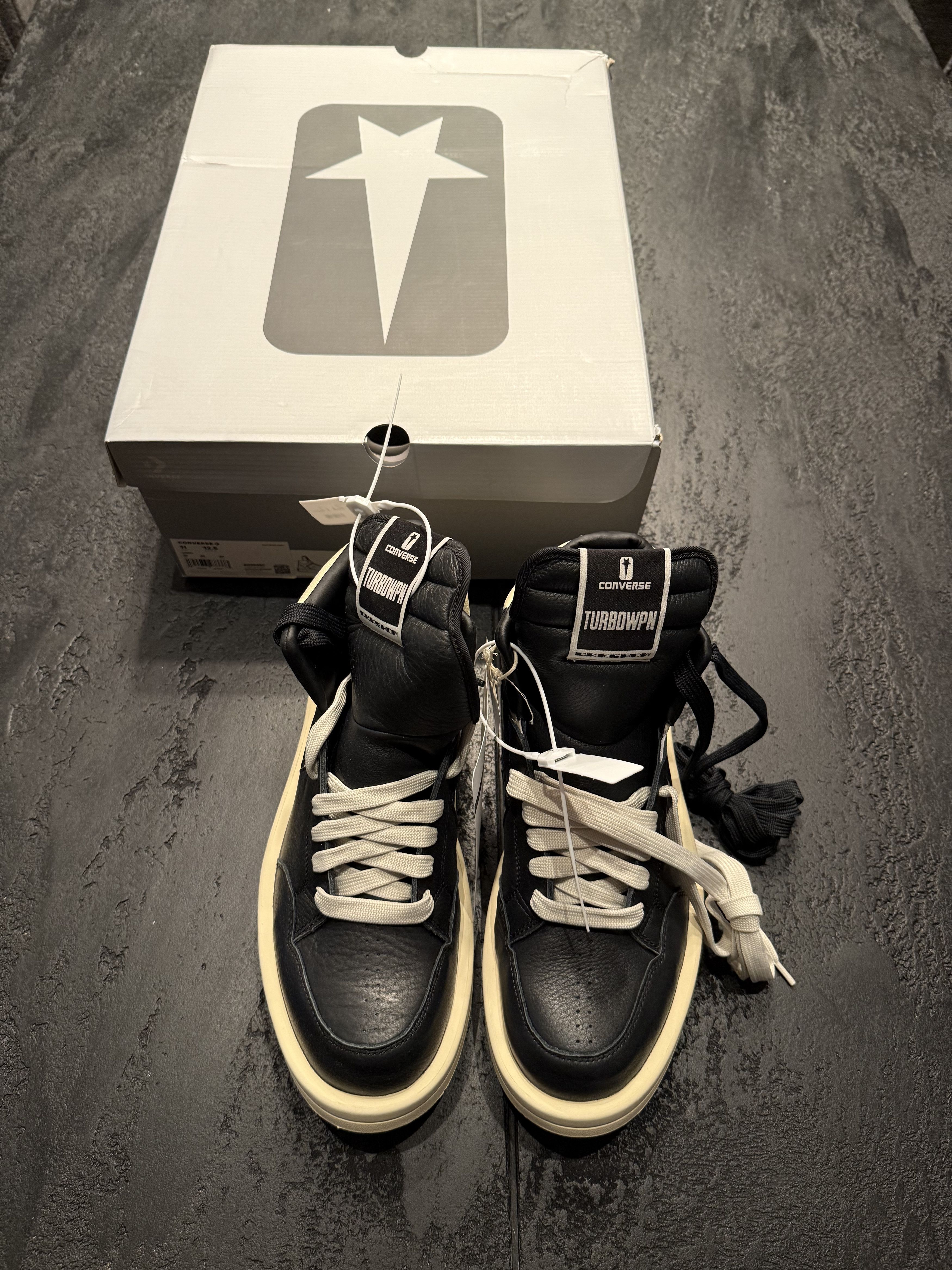 Rick Owens Drkshdw Rick Owens DRKSHDW x Converse TurboWPN sneaker Size US 11 / EU 44 - 6 Thumbnail