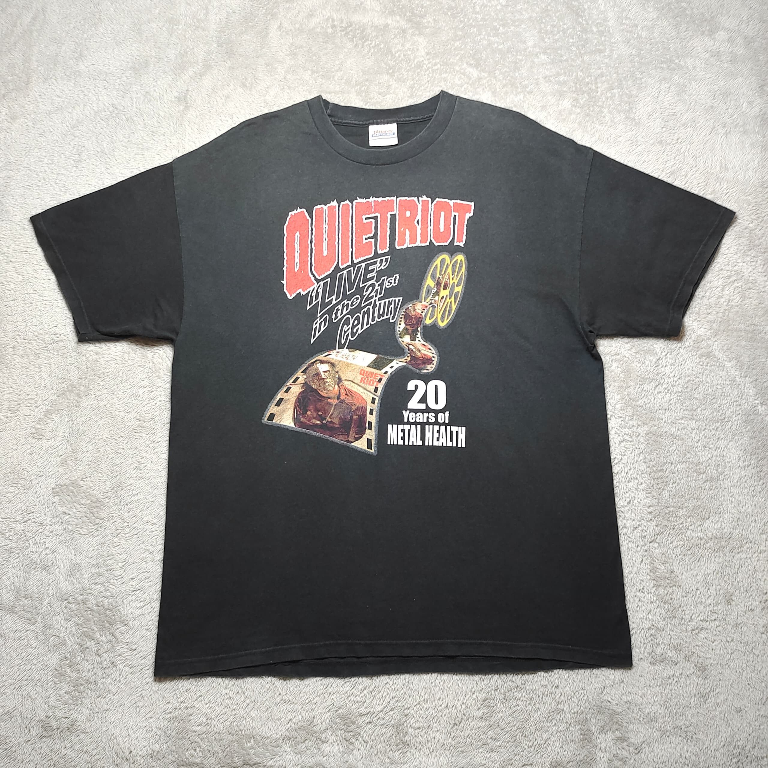 Band Tees 1983-2003 QUIETRIOT 20 YEARS OF METAL HEALTH T SHIRT Size US XL / EU 56 / 4 - 1 Thumbnail
