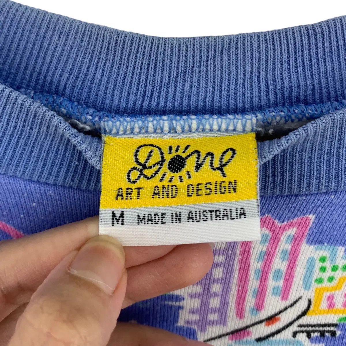Vintage Vtg 90’ KEN DONE AUSTRALIA Art Sydney Opera House Sweatshirt Size M / US 6-8 / IT 42-44 - 4 Thumbnail