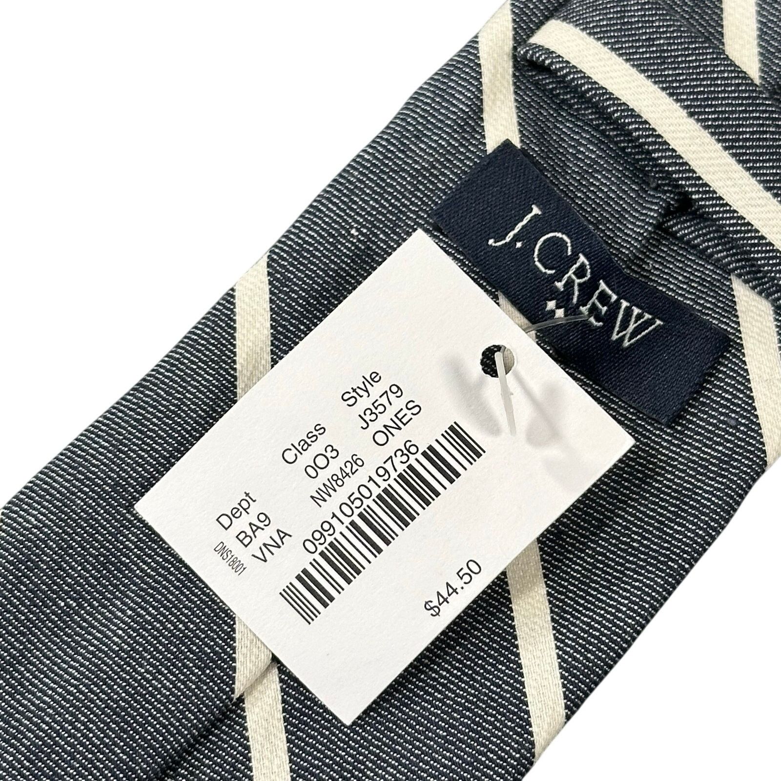 J.Crew J Crew Men's Thin Stripe Tie Cotton Size ONE SIZE - 4 Thumbnail