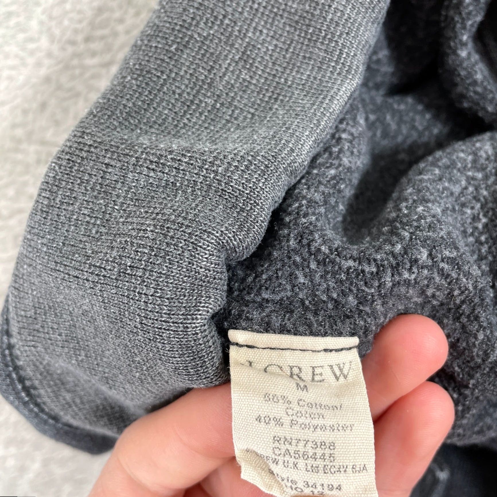 J.Crew J. Crew Sweatpants Pants Men M Gray Drawstring Pockets Tapered Regular Fit VINTAGE? No Size US 31 - 6 Thumbnail