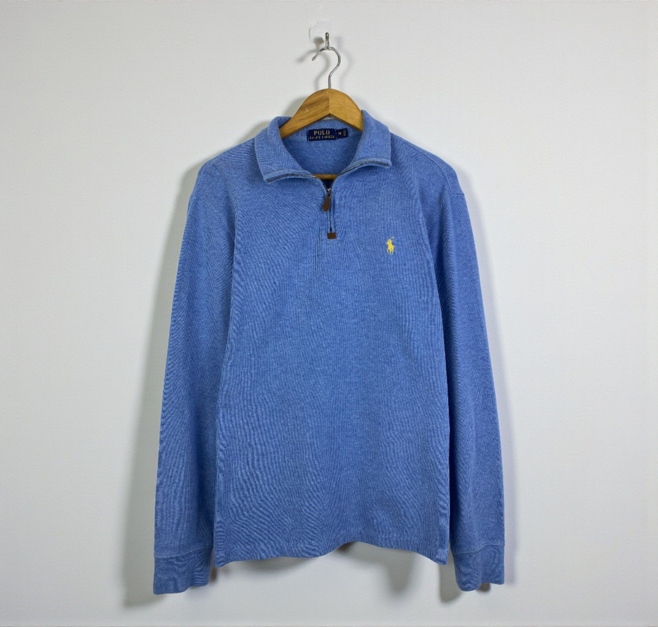 Polo Ralph Lauren Vintage Polo Ralph Lauren Half Zipper Sweatshirt SH0334 Size US M / EU 48-50 / 2 - 1 Thumbnail