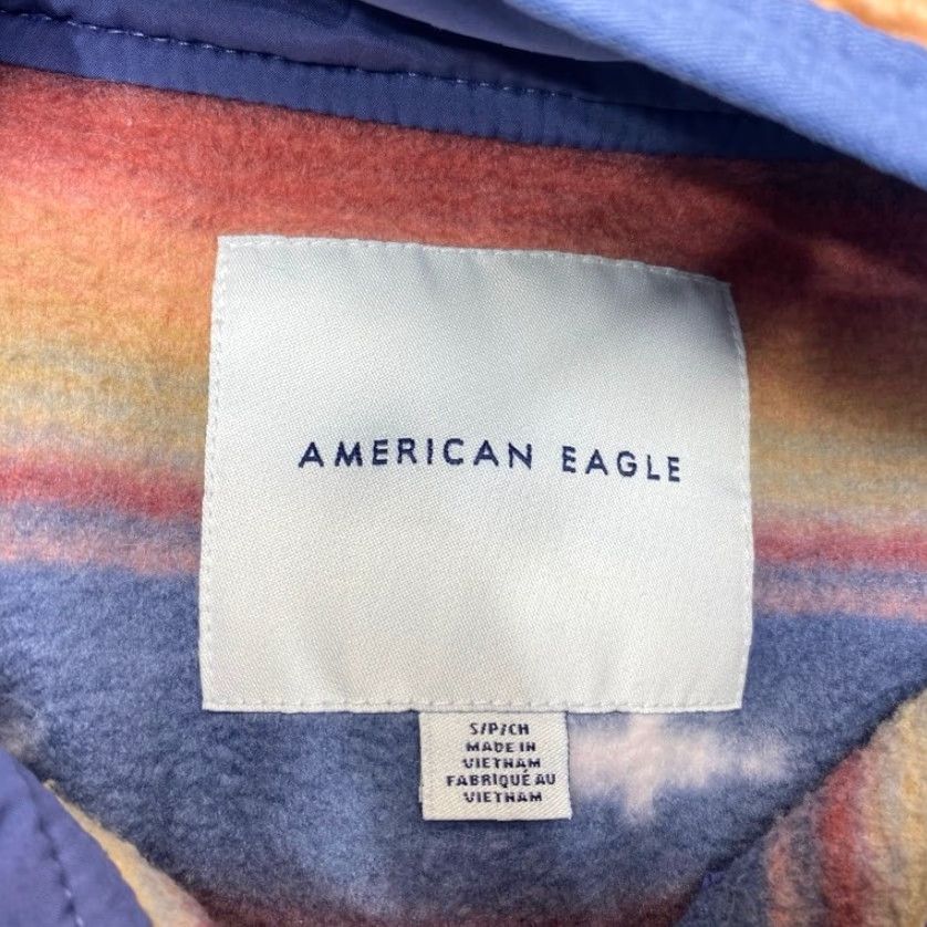 American Eagle Outfitters VINTAGE American Eagle Southwestern Fleece Snap Front Jacket Womens Size S P 8561 Size S / US 4 / IT 40 - 7 Thumbnail