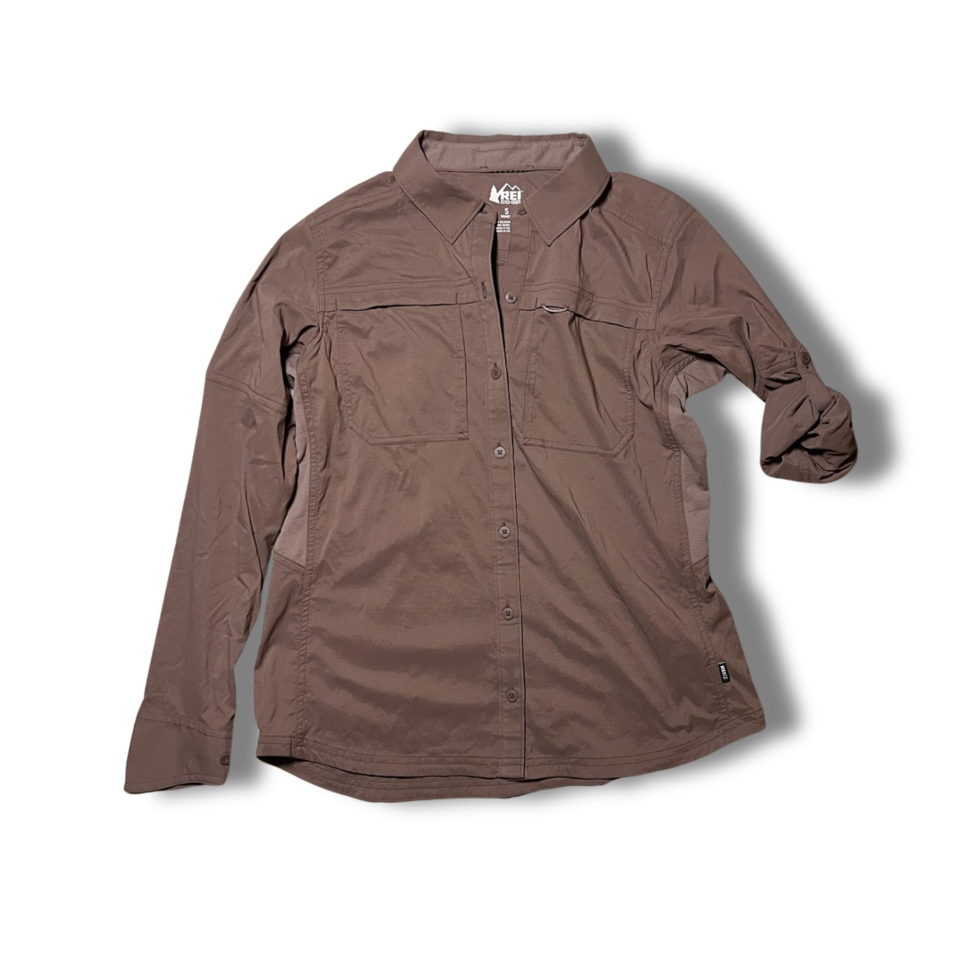 Other REI Co-Op Brown Sahara Long Sleeve Shirt S Lightweight Outdo Size S / US 4 / IT 40 - 2 Thumbnail