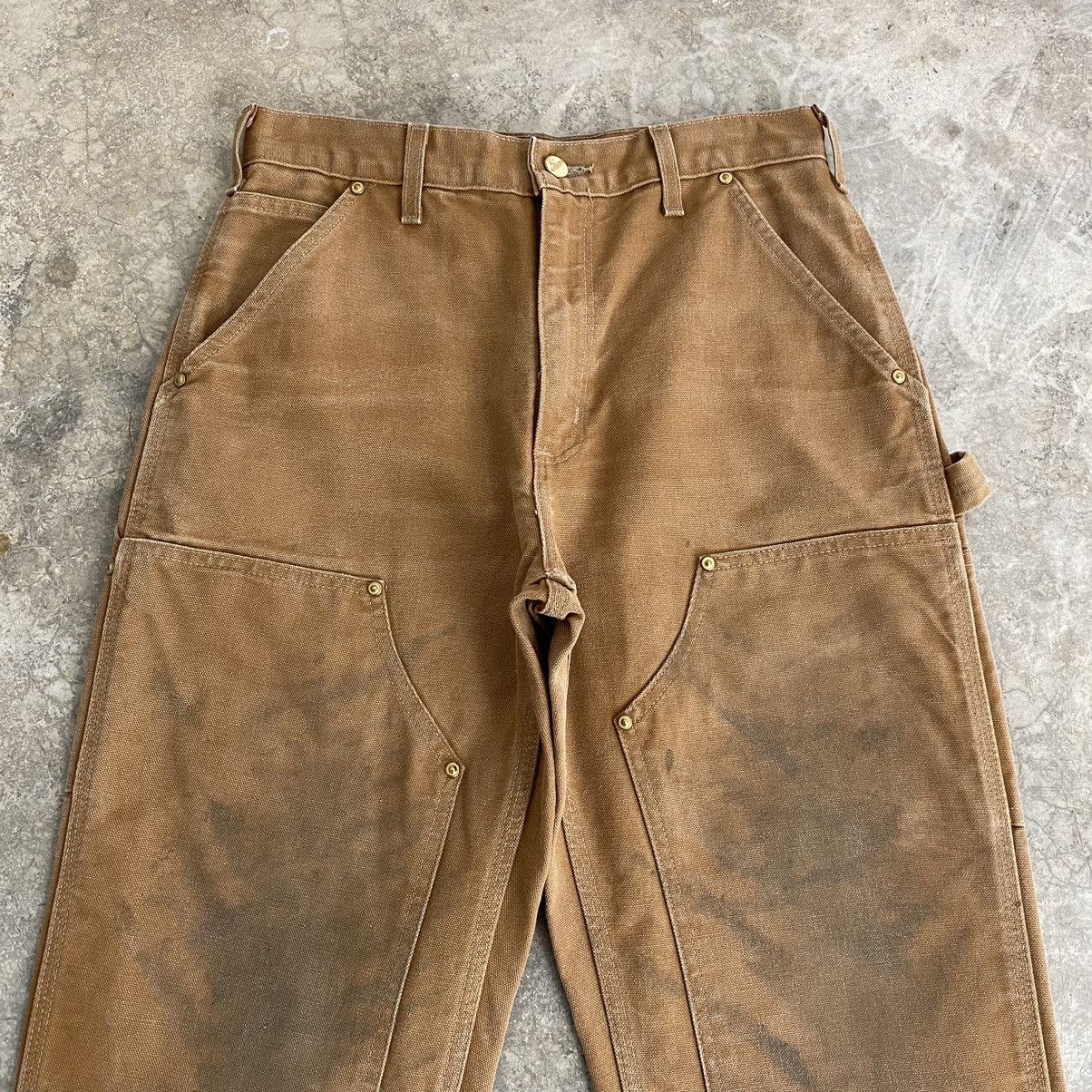 Carhartt Vintage Carhartt Double Knee Tan Dirty Carpenter Pants Size US 28 / EU 44 - 4 Thumbnail