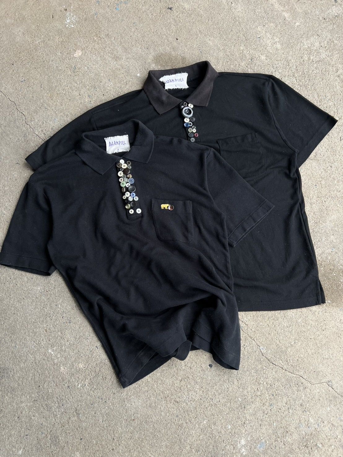 Vintage DARKPULL Multiple Buttons Shirt Size US S / EU 44-46 / 1 - 7 Thumbnail