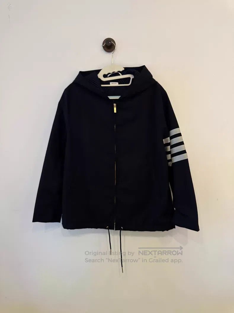Thom Browne Thom Browne Wool Hooded Jacket Size US S / EU 44-46 / 1 - 1 Thumbnail