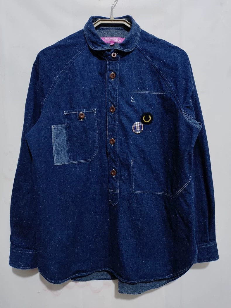 Junya Watanabe Junya Watanabe Denim shirt Size M / US 6-8 / IT 42-44 - 1 Thumbnail