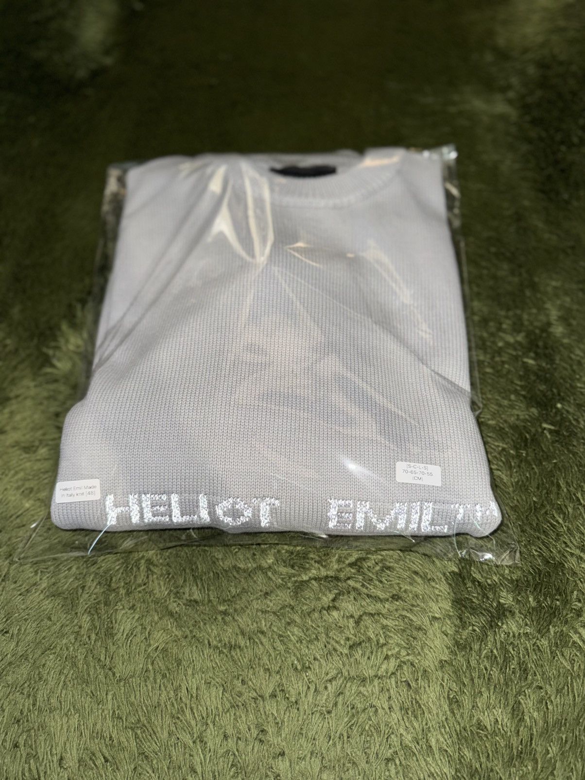 Heliot Emil [48] Heliot Emil Reflective Logo Crewneck Knit Size US L / EU 52-54 / 3 - 13 Thumbnail