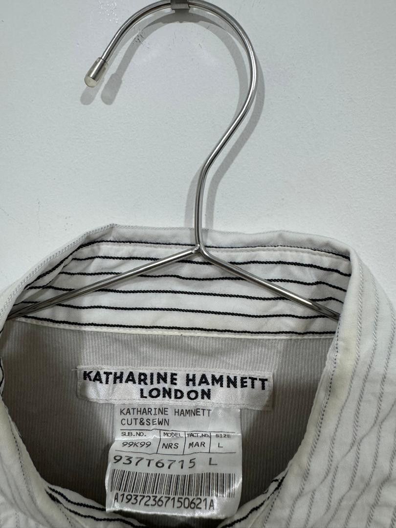 Katharine Hamnett London Katharine Hamnett London Long Sleeve Polo Tee Size US M / EU 48-50 / 2 - 3 Thumbnail