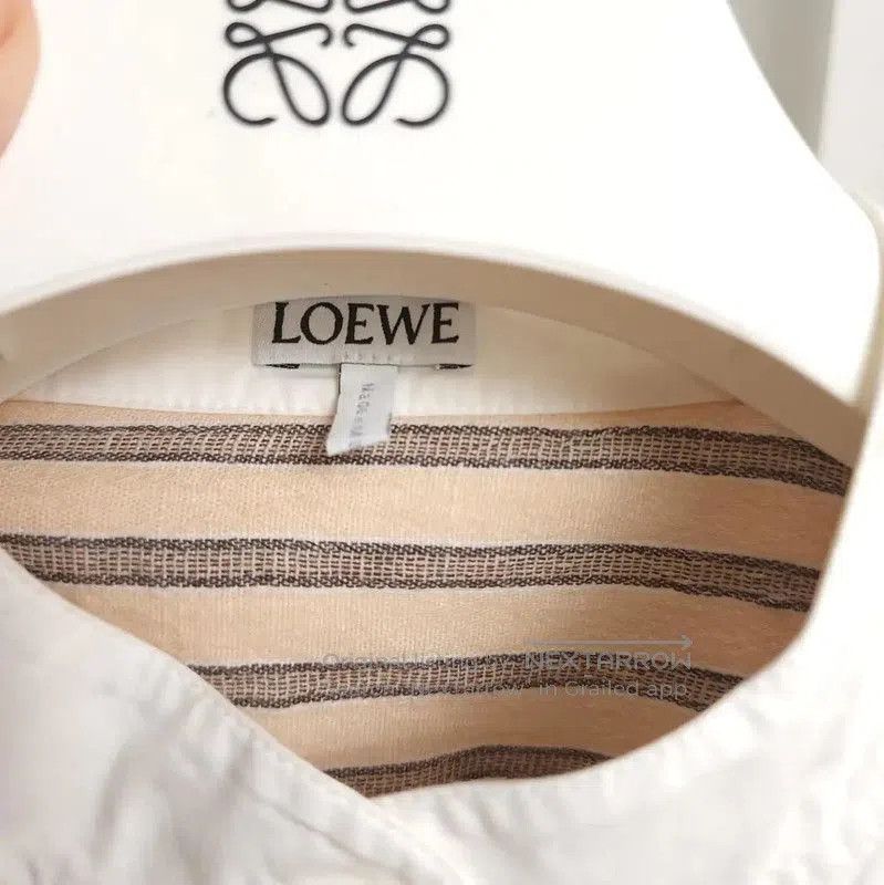 Loewe Loewe Striped Short Sleeve Shirt for Women . Size S / US 4 / IT 40 - 5 Thumbnail