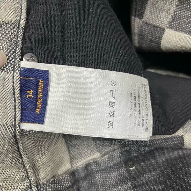 Louis Vuitton Louis Vuitton 25 latest multicolor checkered straight leg Size US 34 / EU 50 - 4 Thumbnail