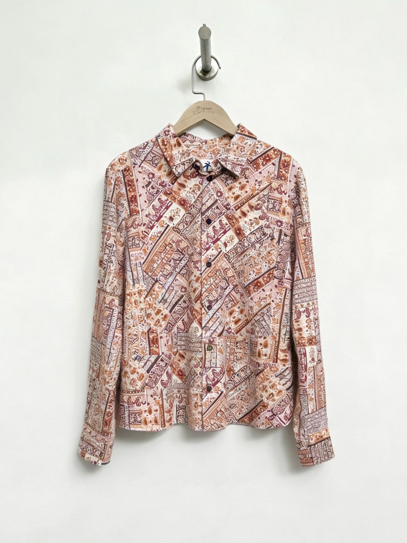 Issey Miyake Issey Miyake 1980's Floral Shirt Size M / US 6-8 / IT 42-44 - 1 Thumbnail