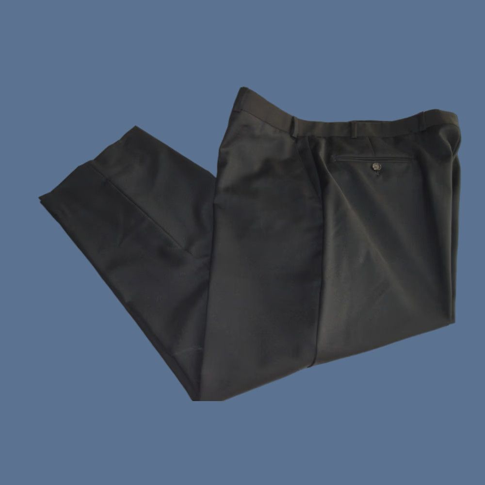 Ralph Lauren Lauren Ralph Lauren Pants Men 38 Regular Black Wool Dress Pants Flat Front Button Zipper Pockets Solid Inseam 28 Mens Size US 38 / EU 54 - 1 Thumbnail