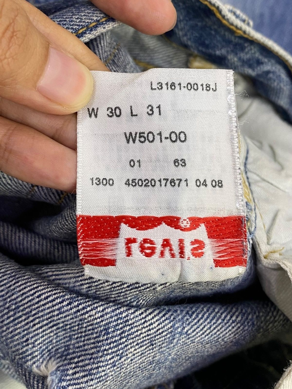 Levi's Levi’s Faded Blue Wash Style Ripped Jeans Size US 28 / EU 44 - 11 Thumbnail