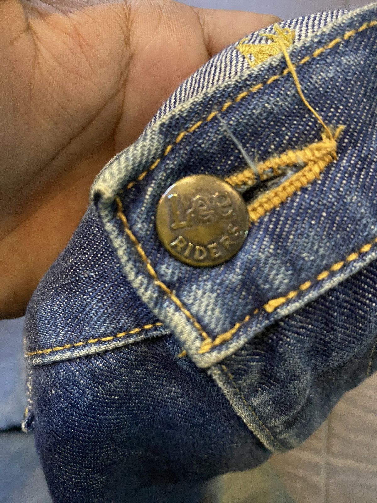 Lee × Vintage Lee Riders Vintage selvedge like buggy Size US 35 - 7 Thumbnail