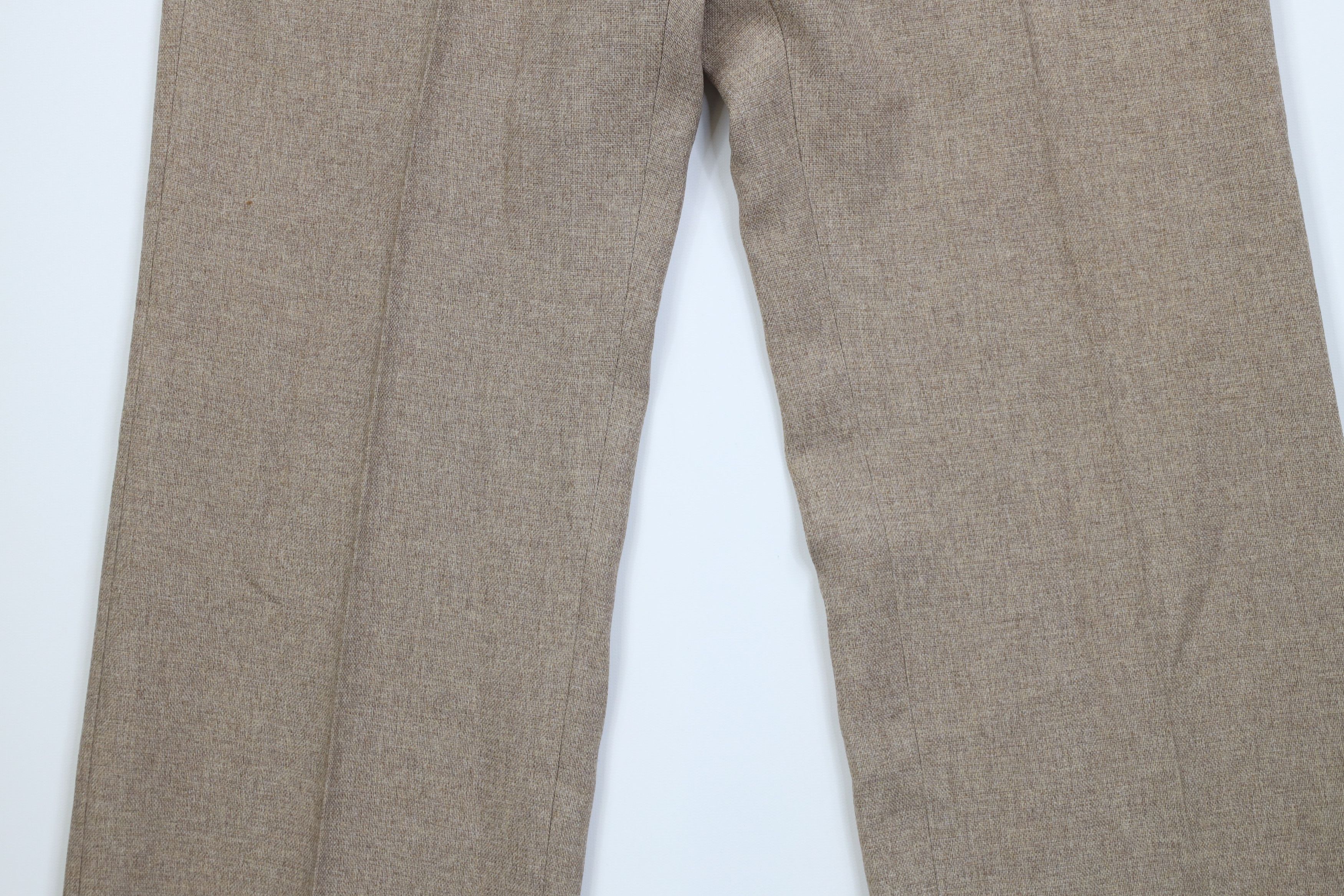 Levi's Vintage 70s Levis Wide Leg Chino Pants Heather Brown USA Size US 30 / EU 46 - 3 Thumbnail