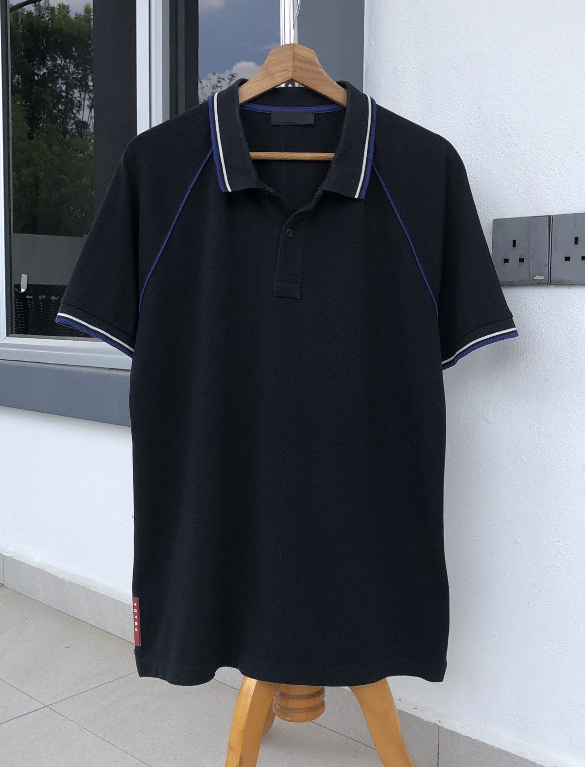 Prada Prada Red Ted Linea Rossa Polo Size US XL / EU 56 / 4 - 4 Thumbnail