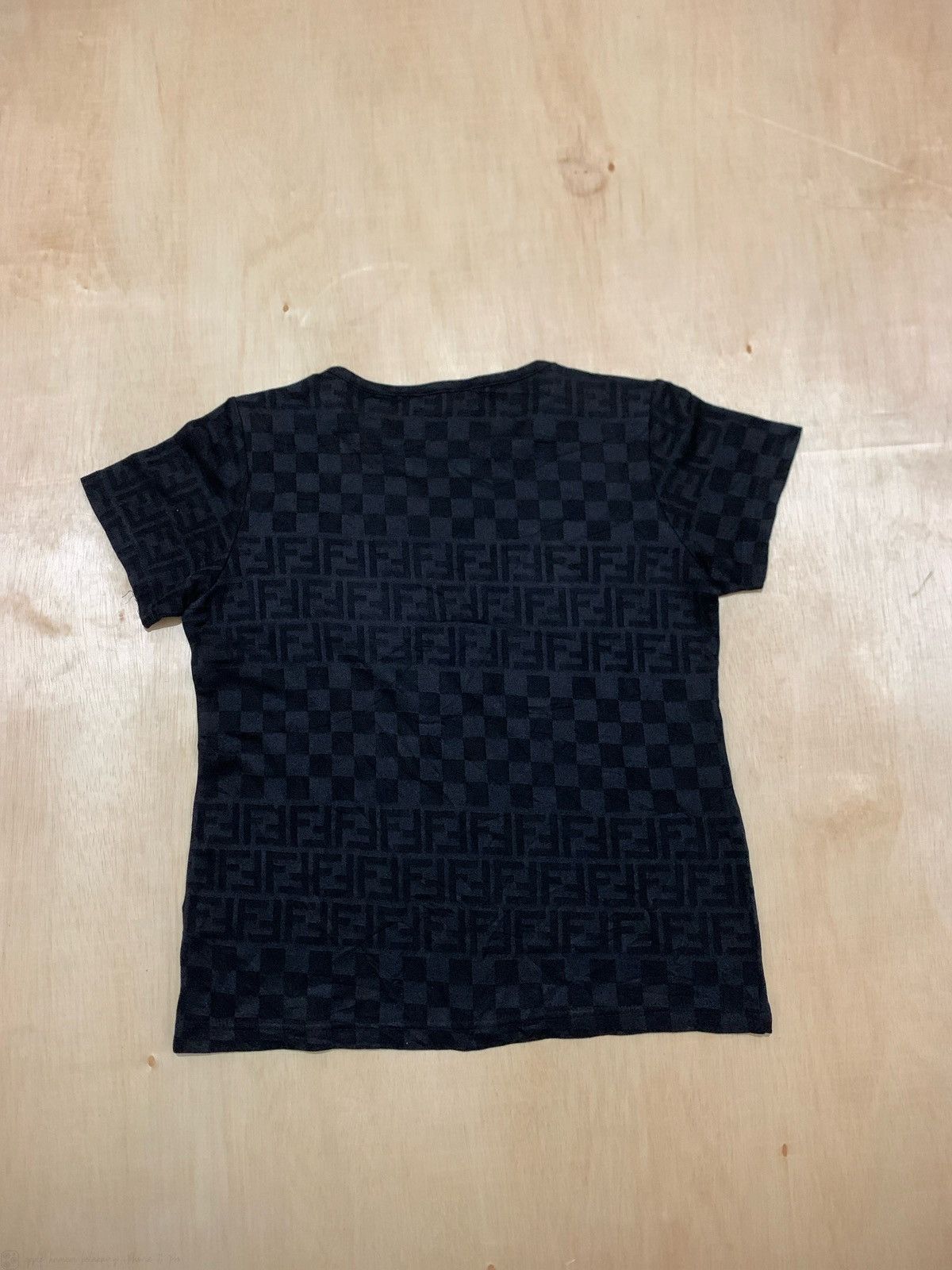 Fendi × Vintage Vintage Fendi Monogram Tshirt Size M / US 6-8 / IT 42-44 - 3 Thumbnail