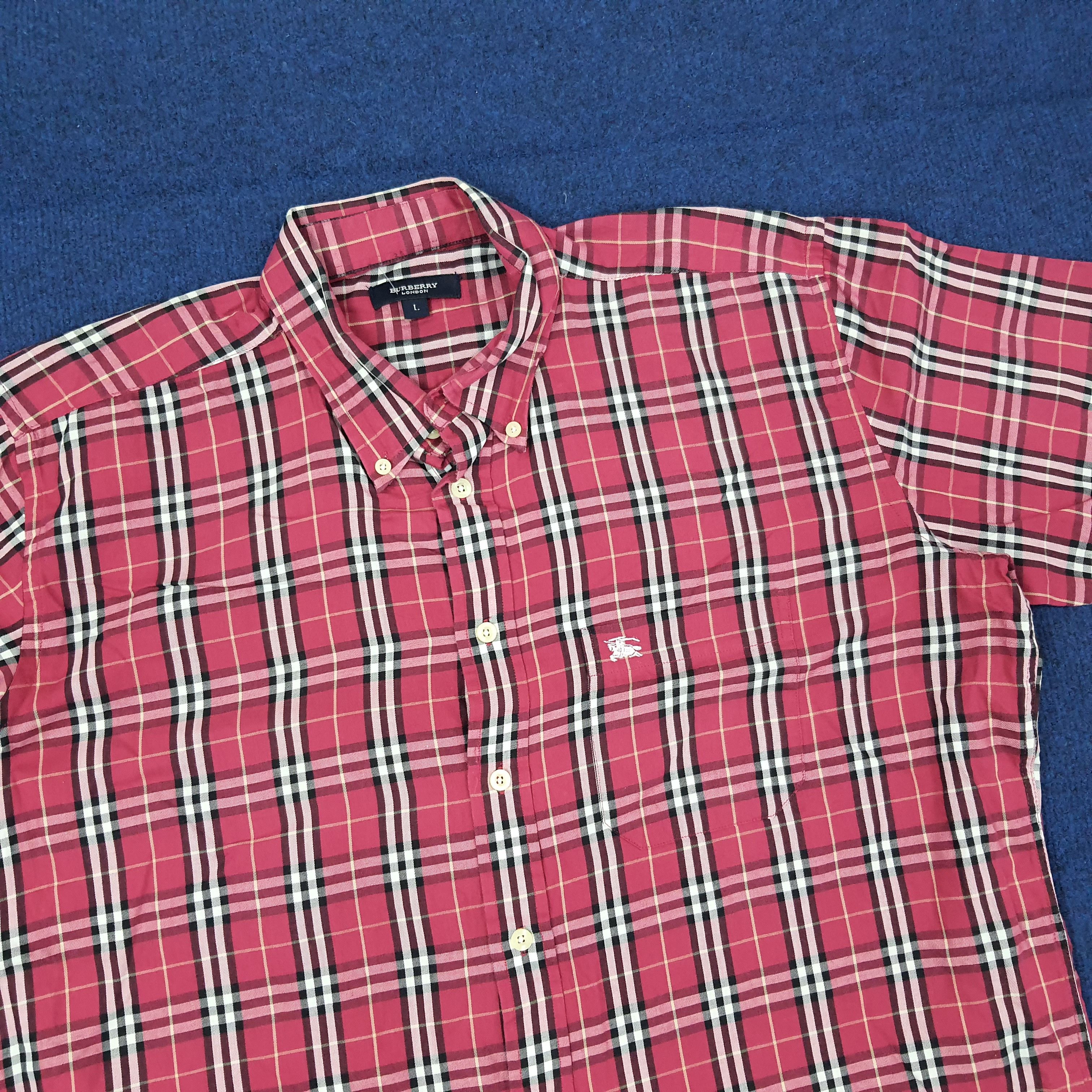 Burberry Vintage Burberry Nova Check Button Up Shirt C267N67 Size US L / EU 52-54 / 3 - 2 Thumbnail