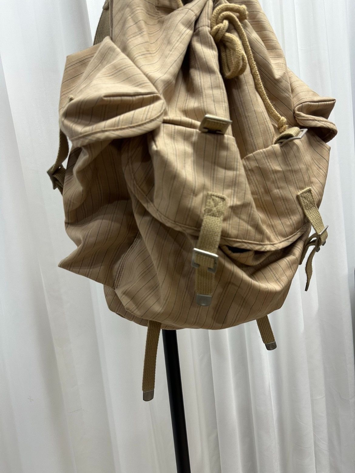 Junya Watanabe Junya Watanabe Wool Stripe Backpack-2507 Size ONE SIZE - 3 Thumbnail