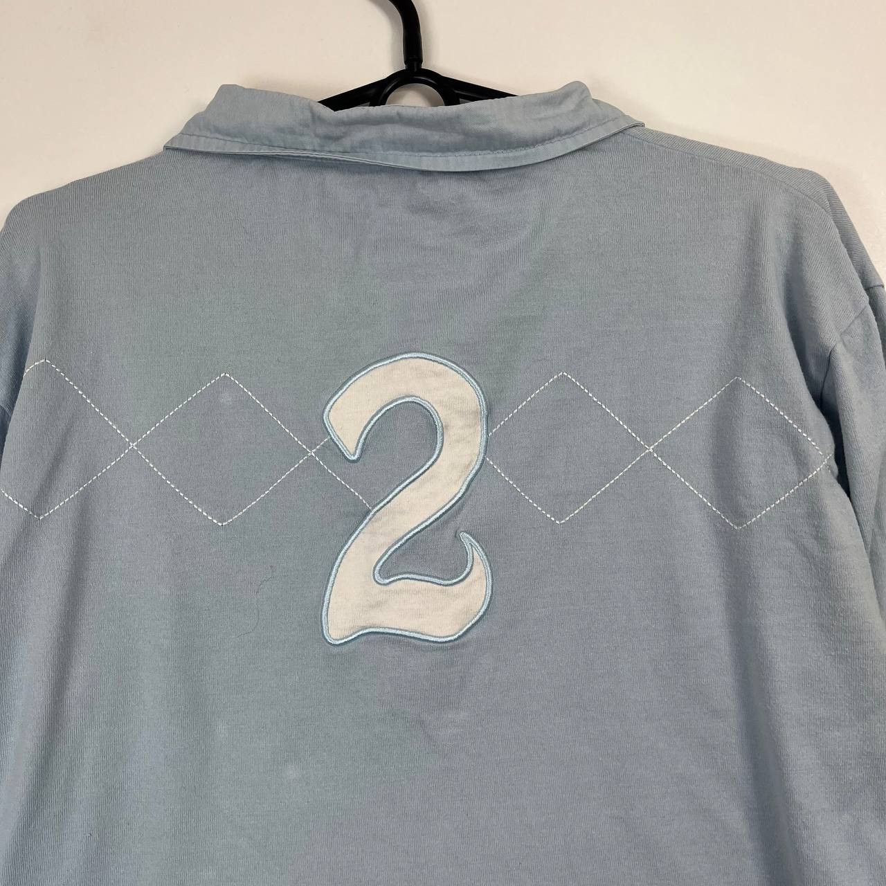 Barbour Barbour Long Sleeve Polo Shirt Womens Light Blue Rugby Sz 44 Size US XL / EU 56 / 4 - 6 Thumbnail