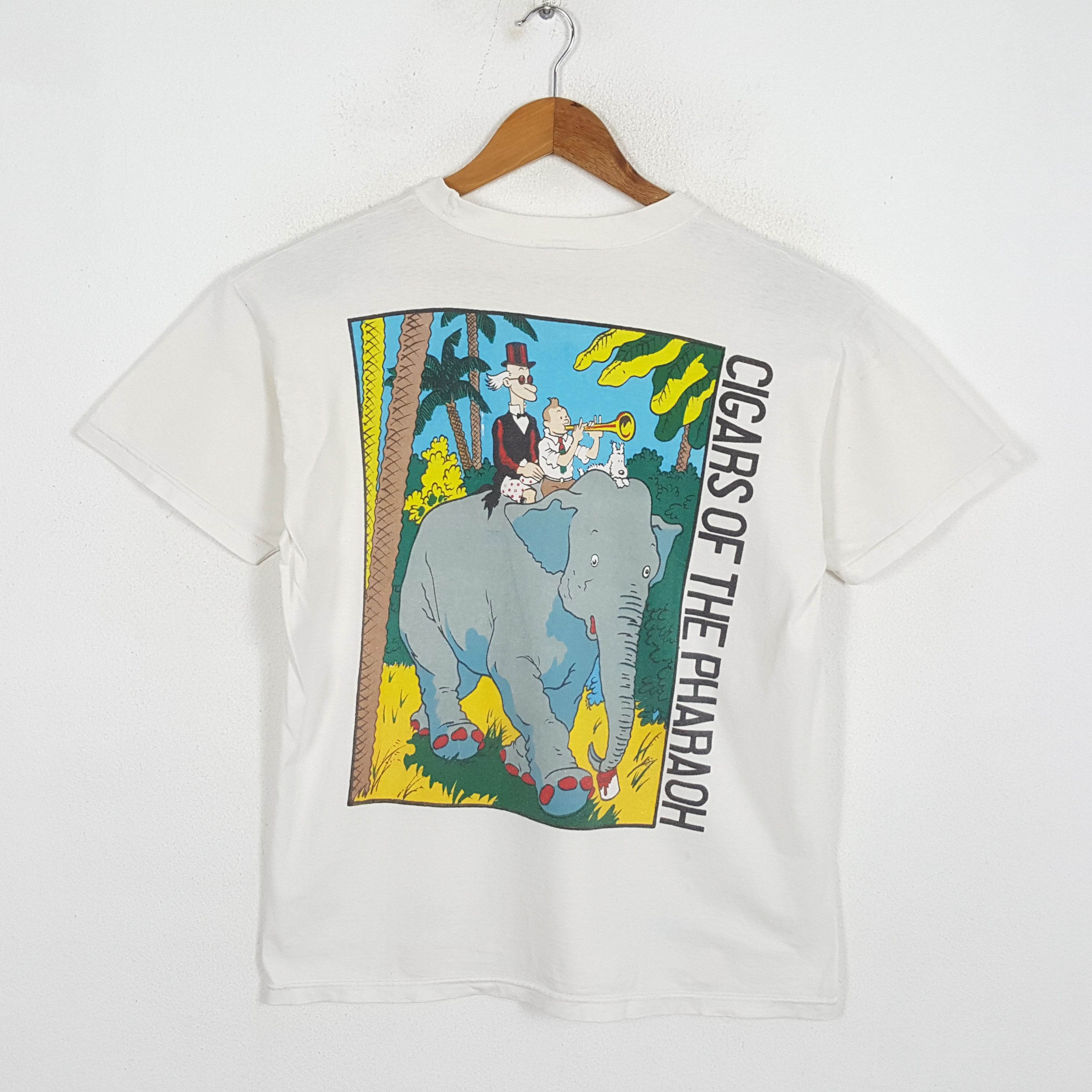Vintage TIN TIN CIGARS OF THE PHARAOH Animated T-Shirts
