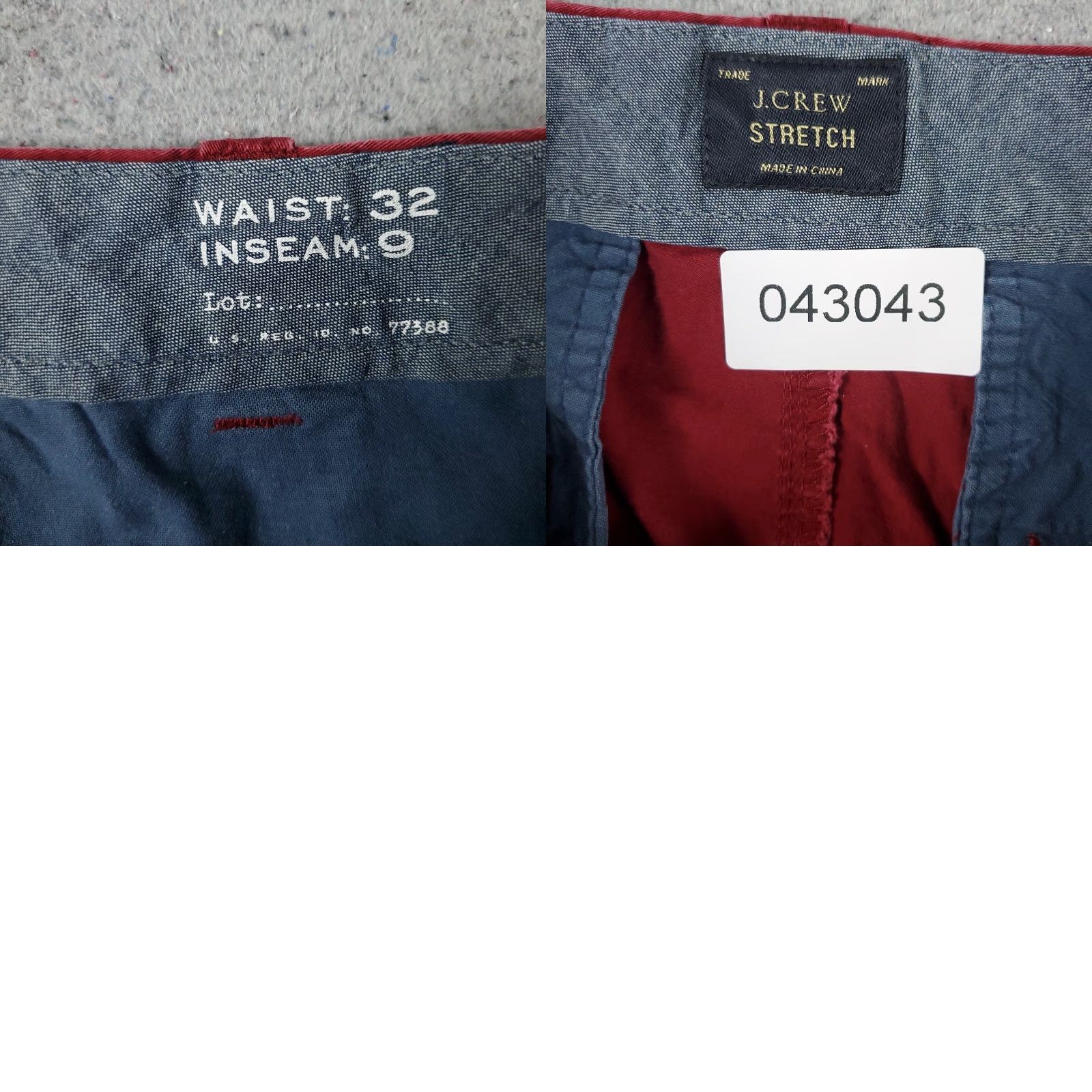 J.Crew VINTAGE J.Crew Men's Shorts Size 32 Red Casual Flat Front Chino Summer Size US 32 / EU 48 - 8 Thumbnail