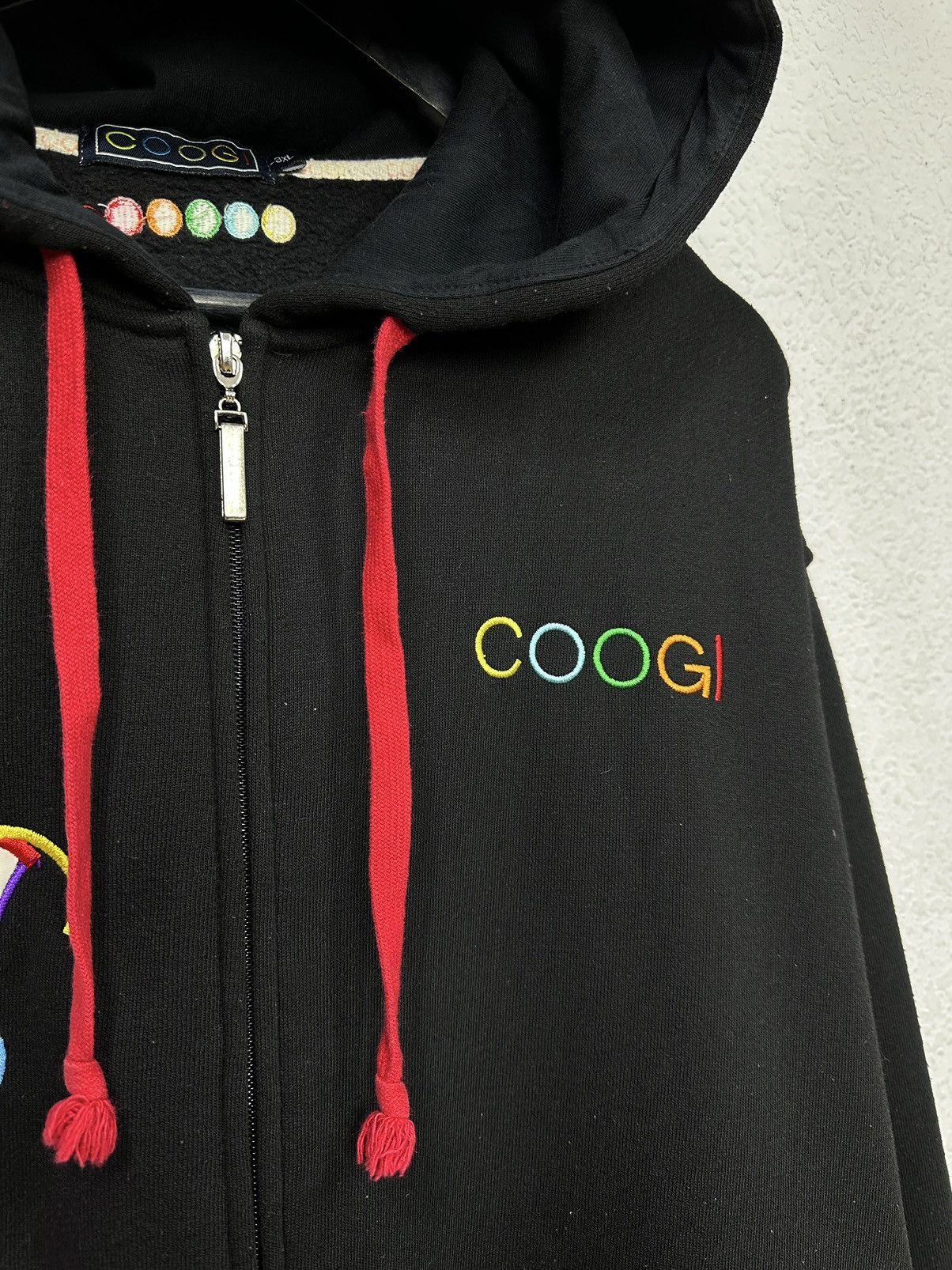 Coogi Vintage Hoodie Oversize Coogi Y2k USA Style Streetwear Faded Size US XXL / EU 58 / 5 - 4 Thumbnail