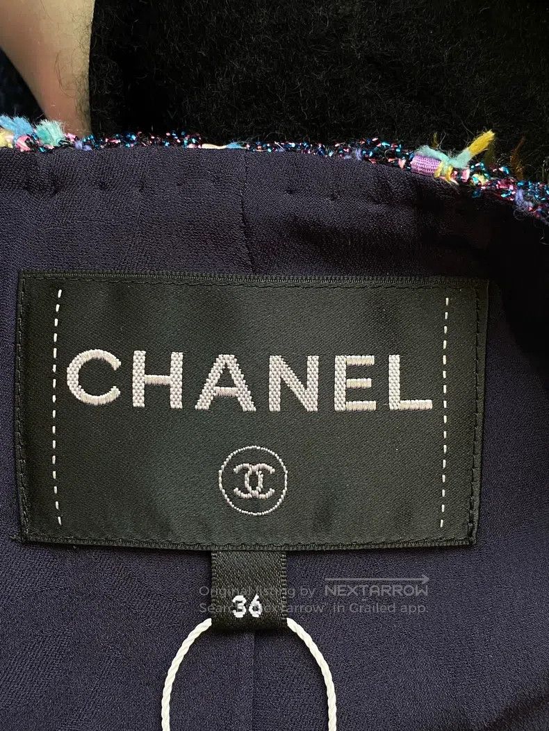 Chanel Chanel 22-year-old check coat Size XS / US 0-2 / IT 36-38 - 3 Thumbnail