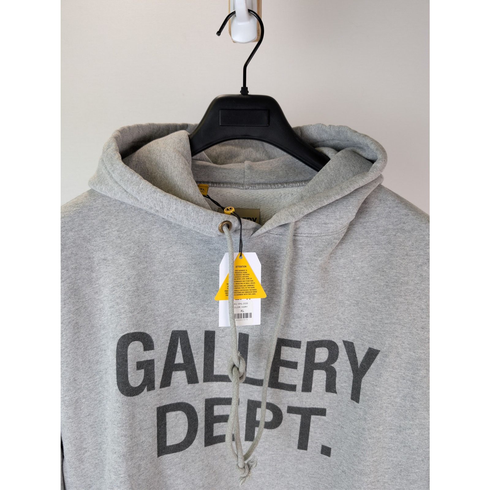 Gallery Dept. o1rshd1 Center Logo-Print Hoodie in Heather Grey Size US XL / EU 56 / 4 - 7 Thumbnail