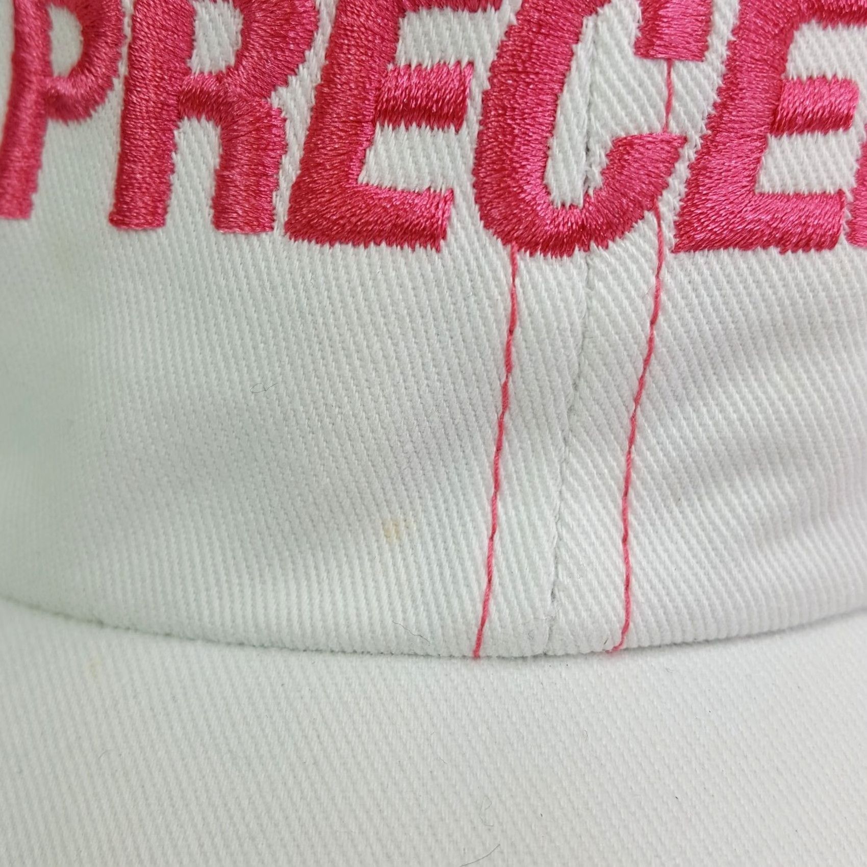 Pinko VINTAGE Precept Golf Women's Adjustable PGA Sports Snapback Hat Baseball Cap White Pink Size ONE SIZE - 5 Thumbnail