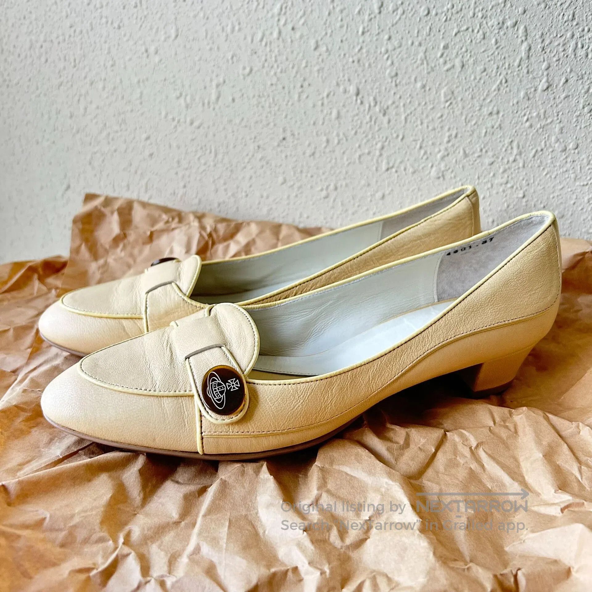 Vivienne Westwood Vivienne Westwood Vintage Saturn Buckle Leather Shoes. Size US 6 / IT 36 - 3 Thumbnail