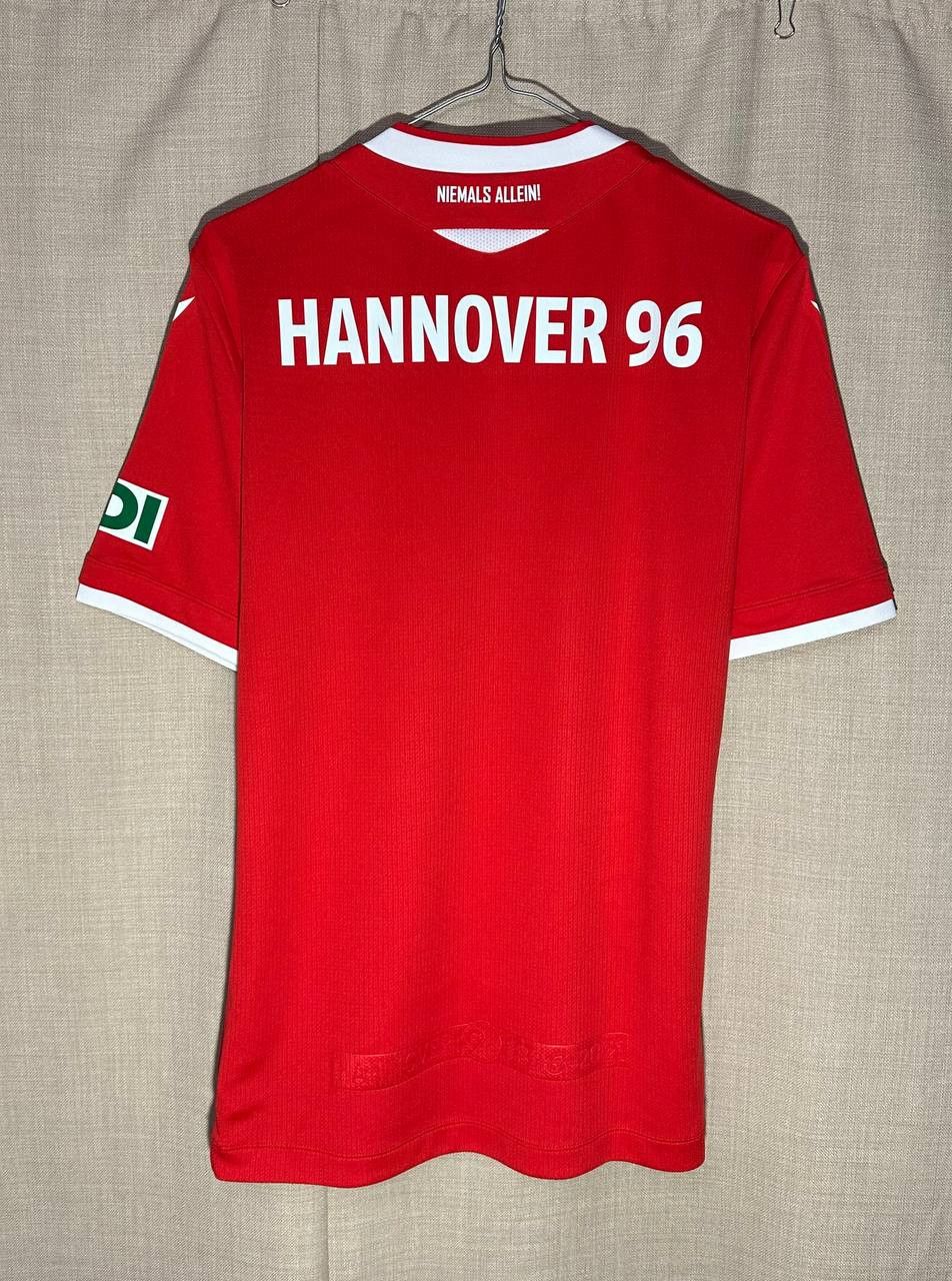Macron Hannover 96 2020 - 2021 Home Macron football shirt jersey Size US M / EU 48-50 / 2 - 2 Thumbnail