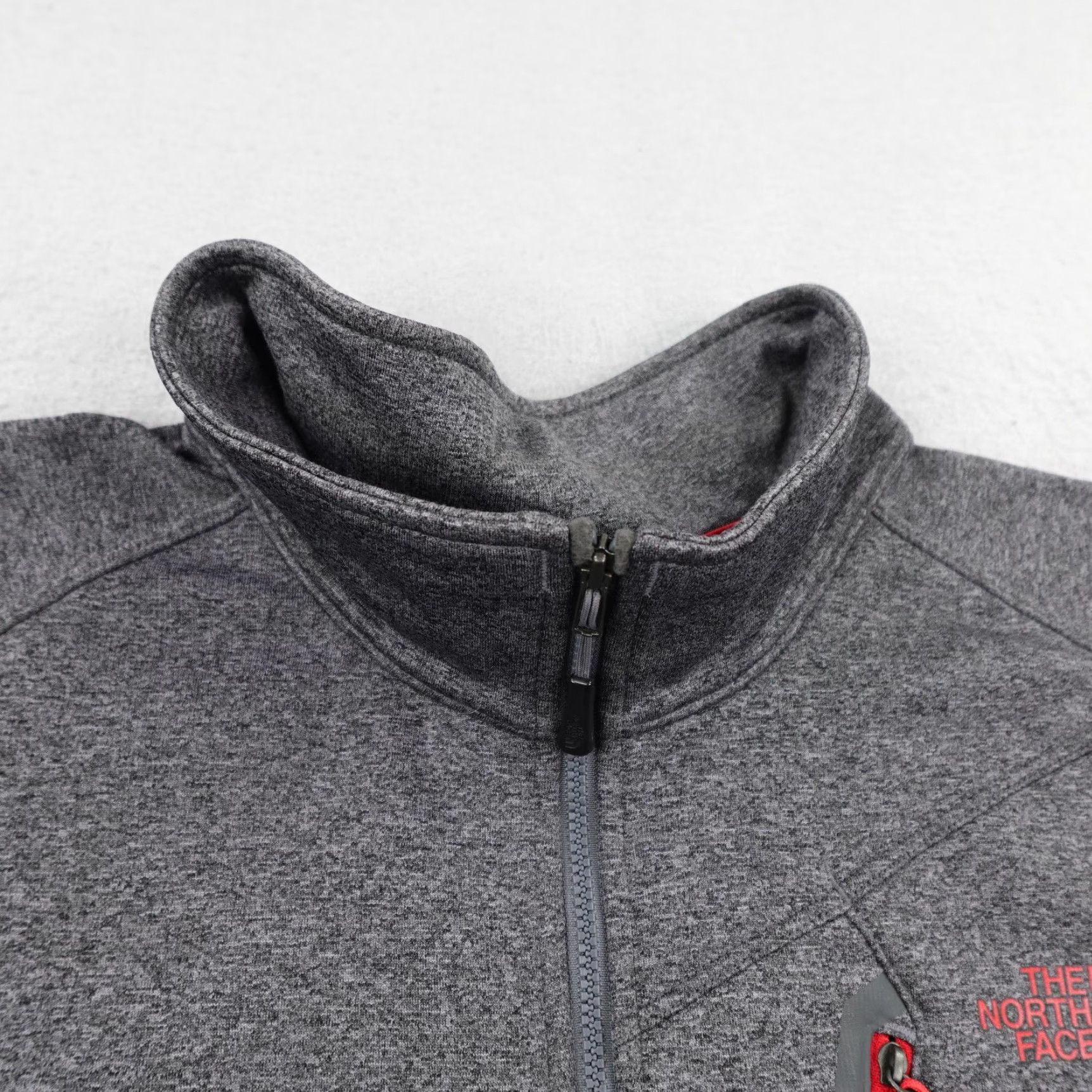 The North Face VINTAGE North Face Jacket Mens 2XL Gray Red Fleece Full Zip Canyonlands Full Zip Coat Size US XXL / EU 58 / 5 - 2 Thumbnail