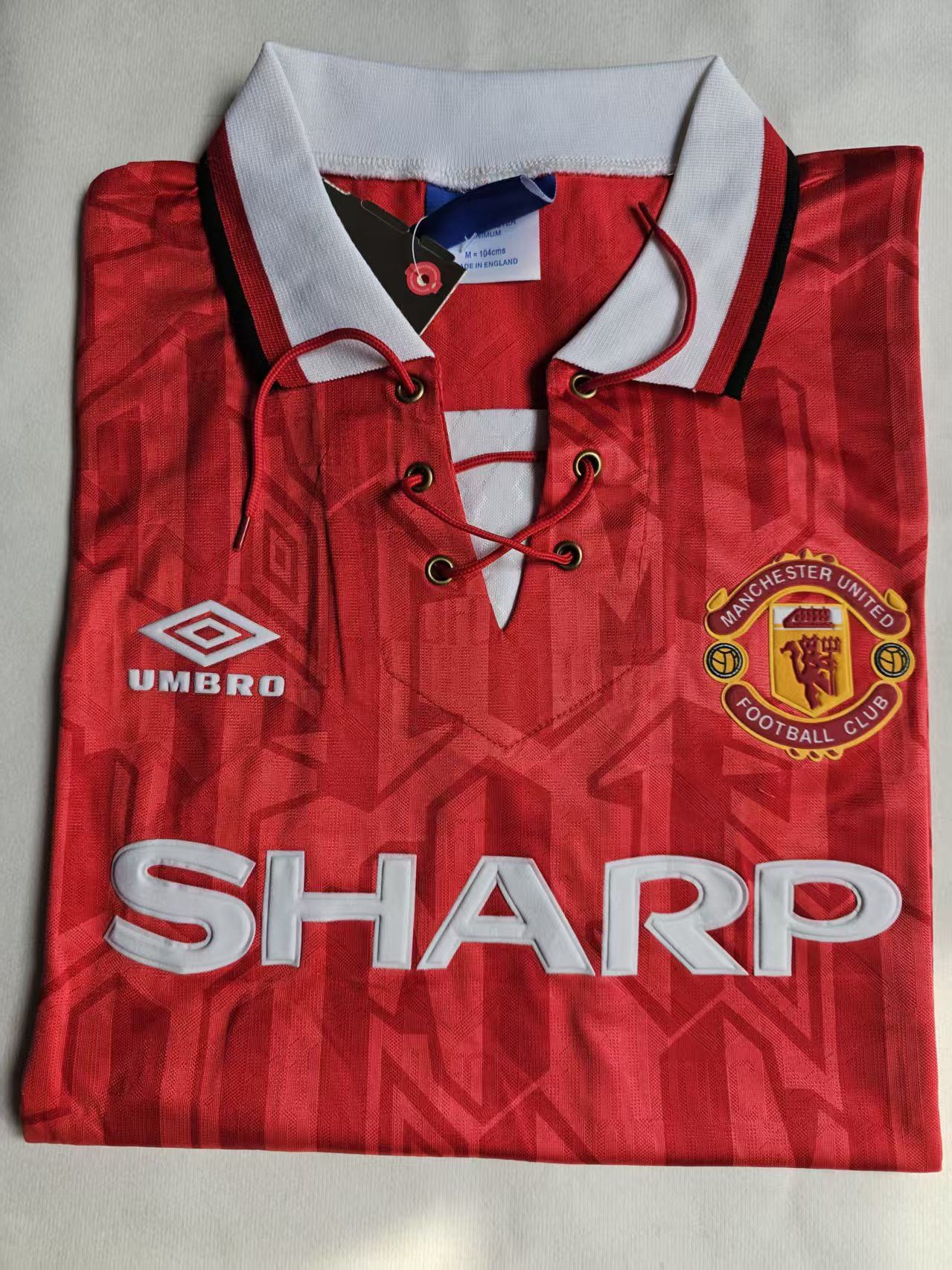 Other 1993 94 MUFC Soccer Jersey XXL Size US XXL / EU 58 / 5 - 2 Thumbnail