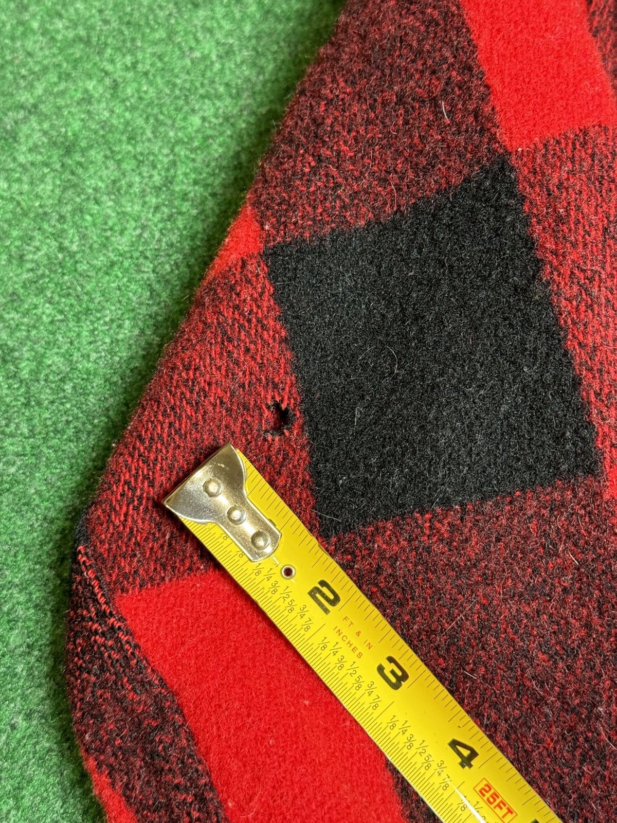 Vintage × Woolrich Woolen Mills Vintage 40s Woolrich True Vintage Red Plaid WWII Era Flannel Size US L / EU 52-54 / 3 - 6 Thumbnail