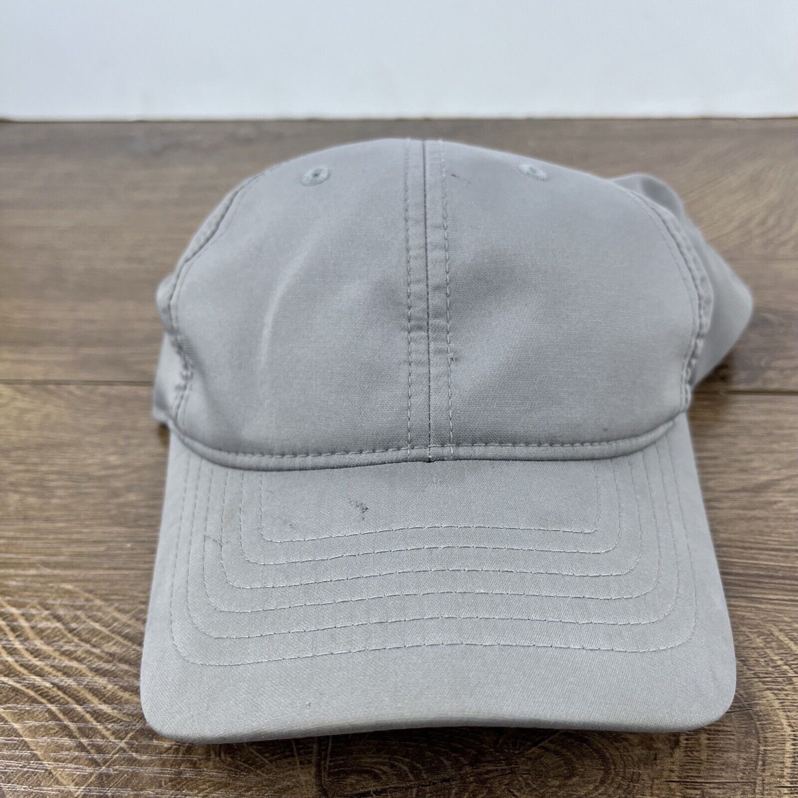 Other Plain Gray Baseball Hat Gray Adjustable Hat Gray Adult Size Size ONE SIZE - 3 Thumbnail